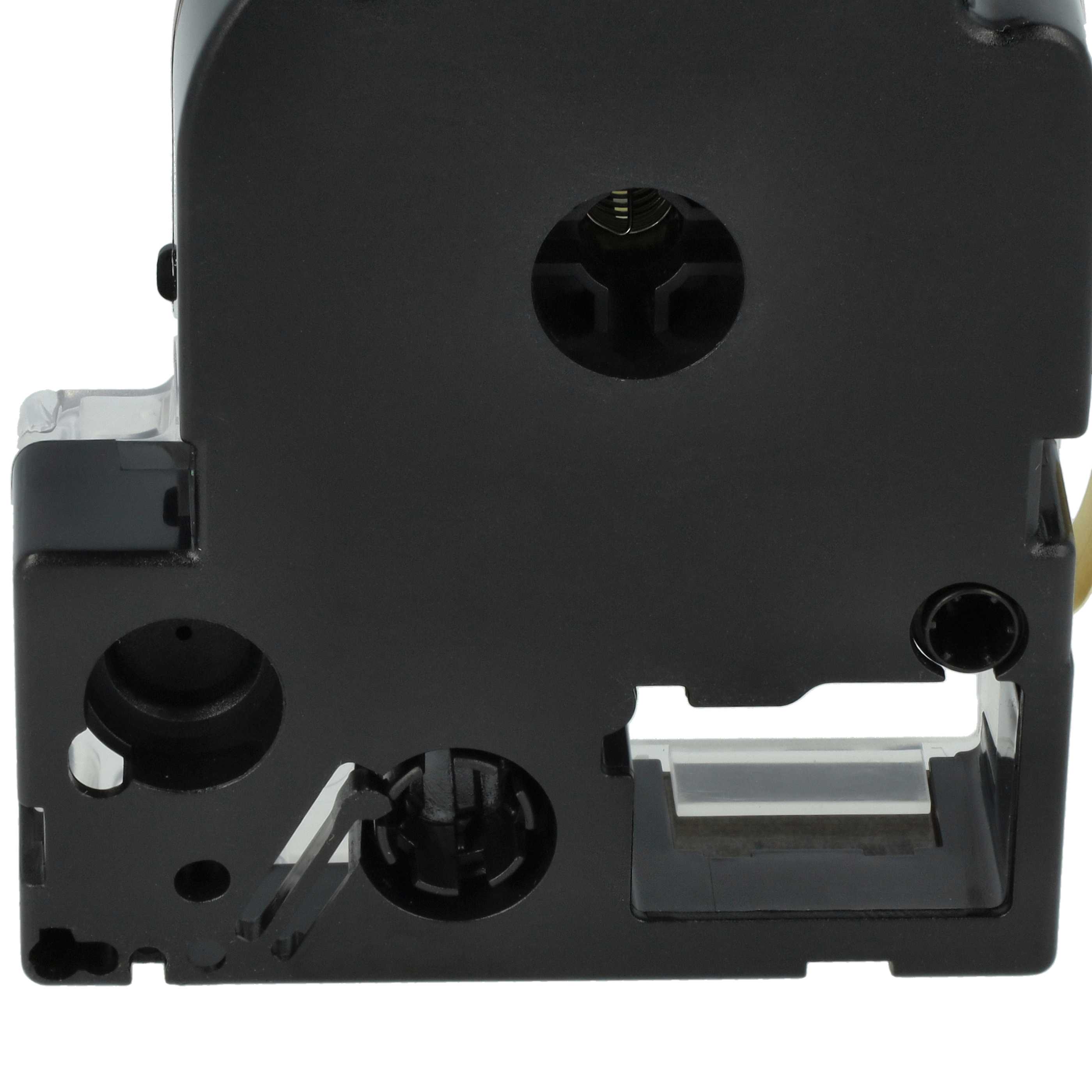 Label Tape as Replacement for Epson LC-3YBW - 9 mm Black to Yellow, plastic