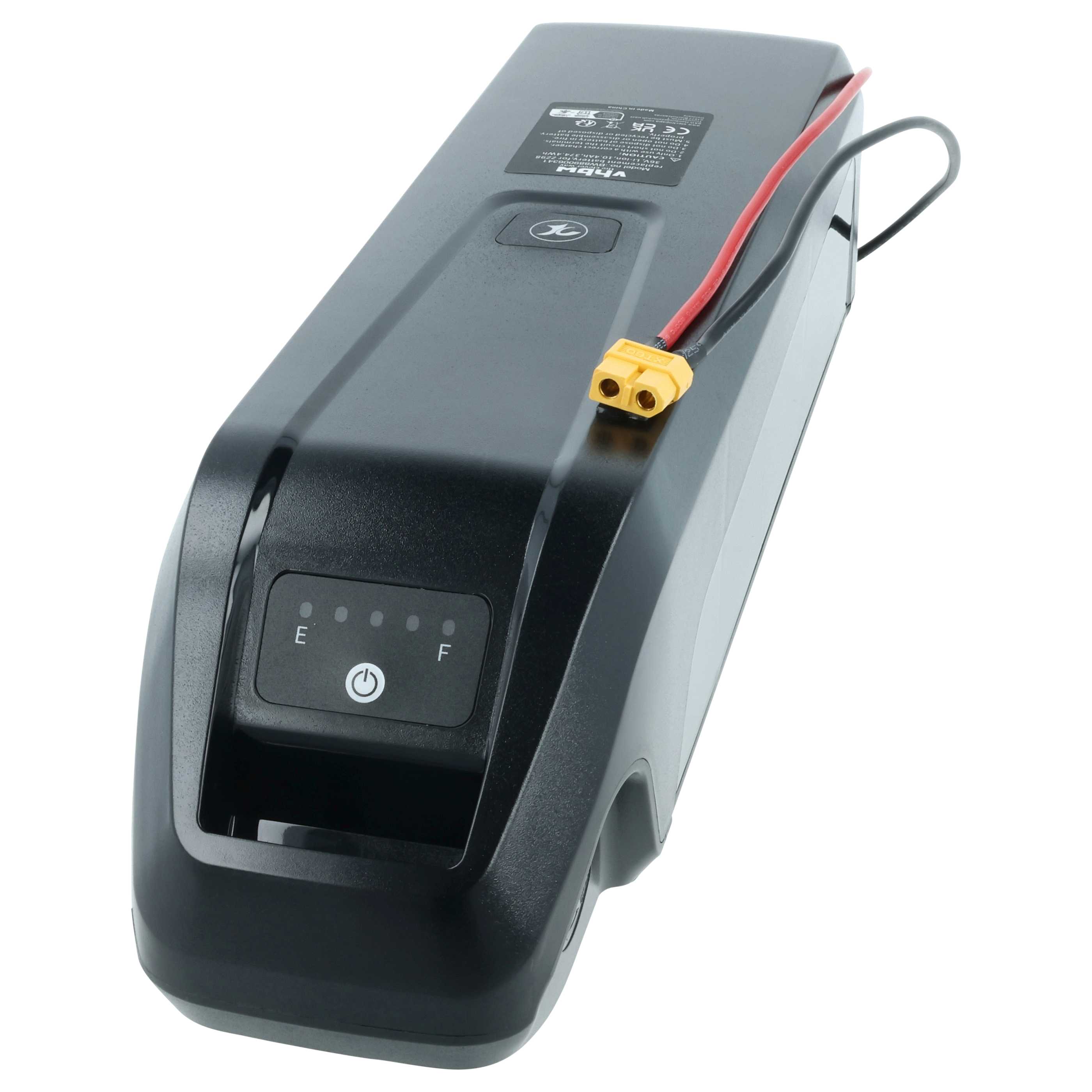 Batteria sostituisce Downtube ZZ98, ZZ9810 per e-bike - 10,4Ah 36V Li-Ion nero