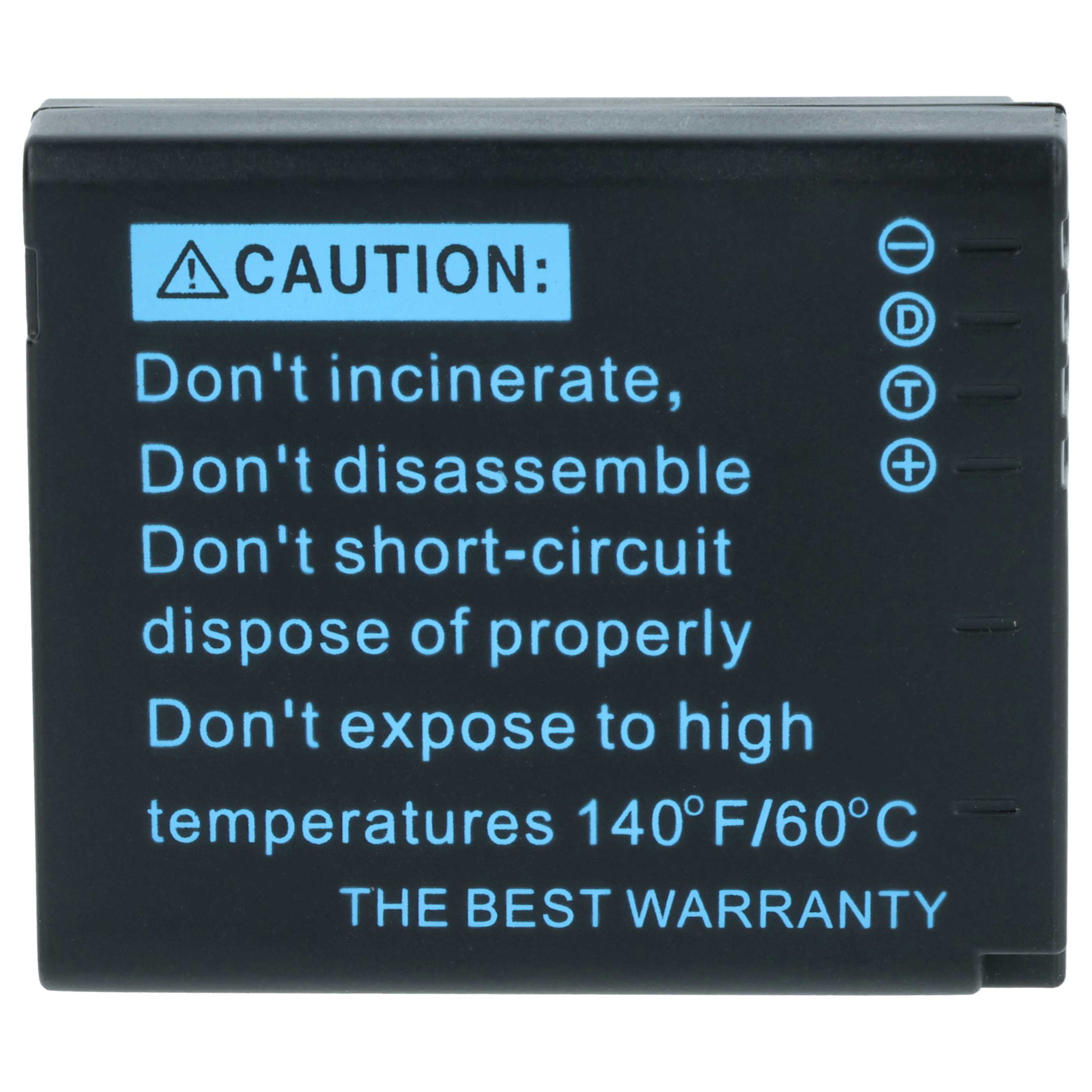 Battery replaces Leica BP-DC10E, BP-DC10 - 1000mAh, 3.6V, Li-Ion with Info Chip