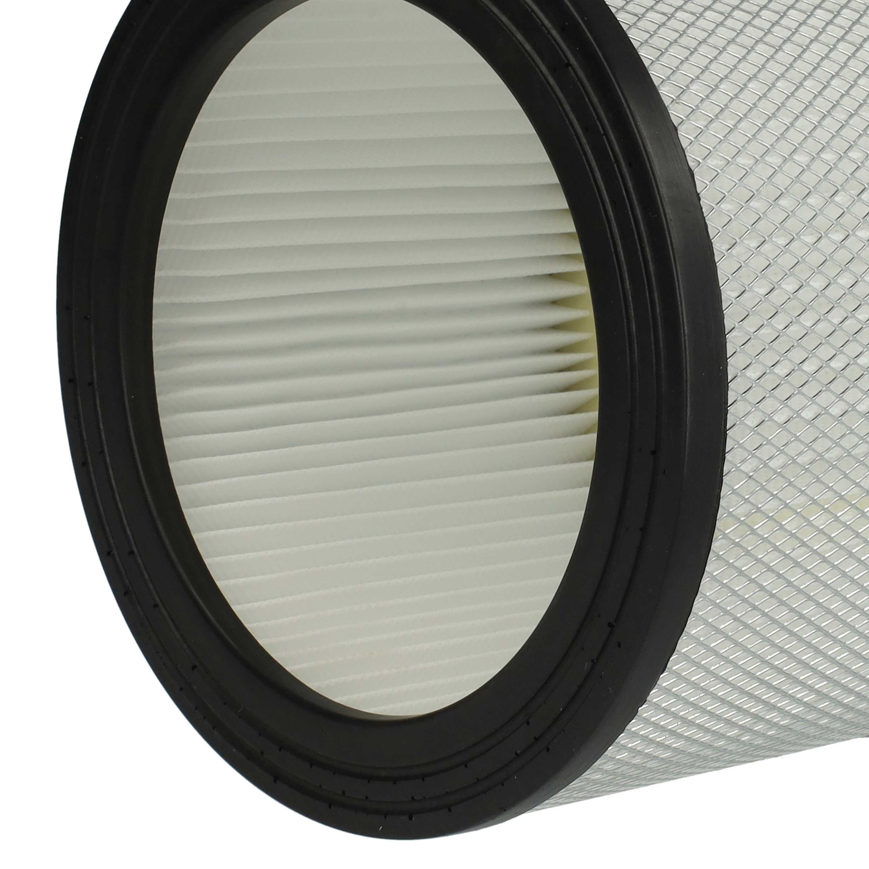 4x Filtercartridge filter replaces ROWI 212010019 for Rowi Chimney Sweep Vacuum, white / silver
