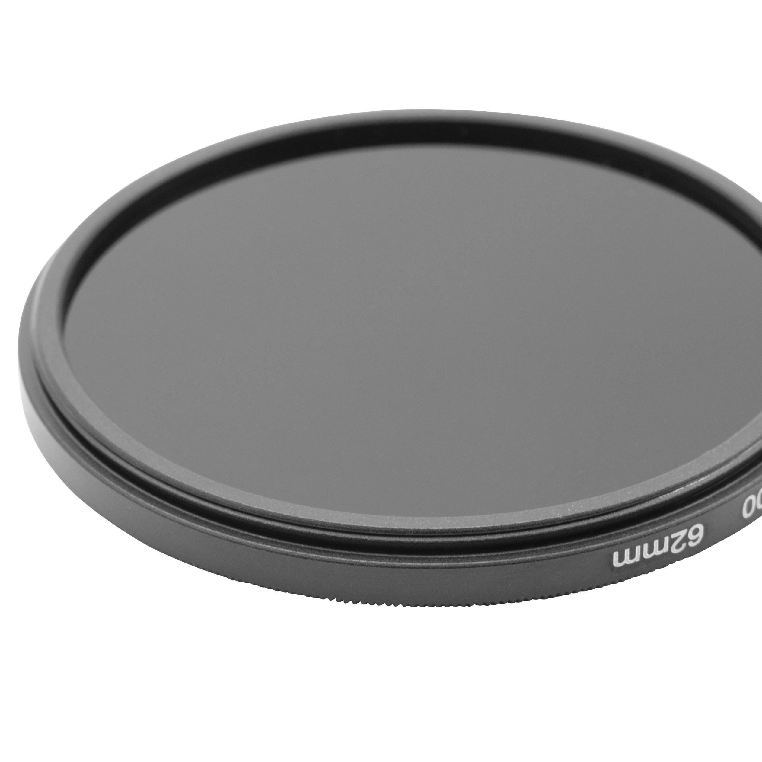 Filtro ND universal ND 2000 para objetivos de cámara con rosca de filtro de 62 mm - Filtro gris