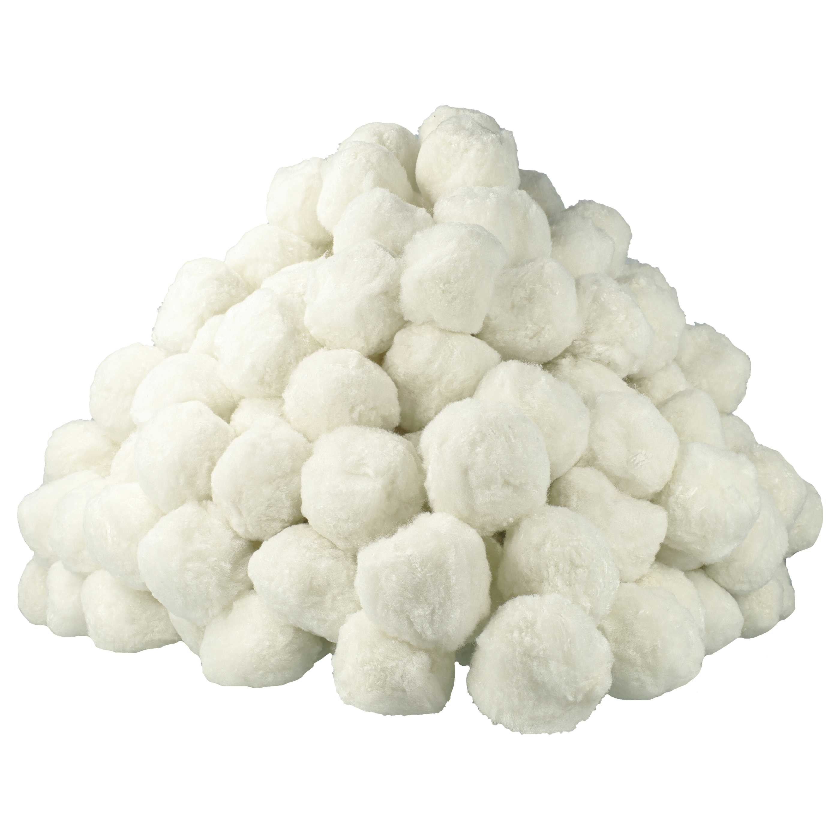 2x 1000 g Filter Balls, Packaged replaces Bestway 58475 for Intex Pool Filtration System etc. - 50 mm