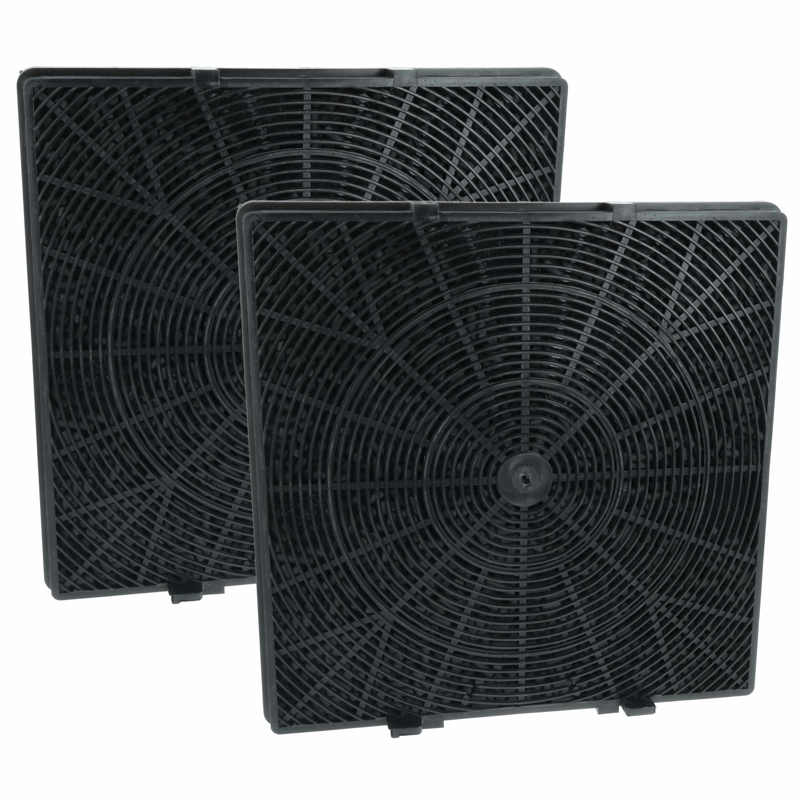 2x Filtres à charbon actif remplace DOMATIX KSC 300 pour hotte Oranier
