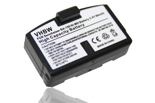 Wireless Headset Battery Replacement for Sennheiser BA151, BA150, BA152 - 60mAh 2.4V NiMH