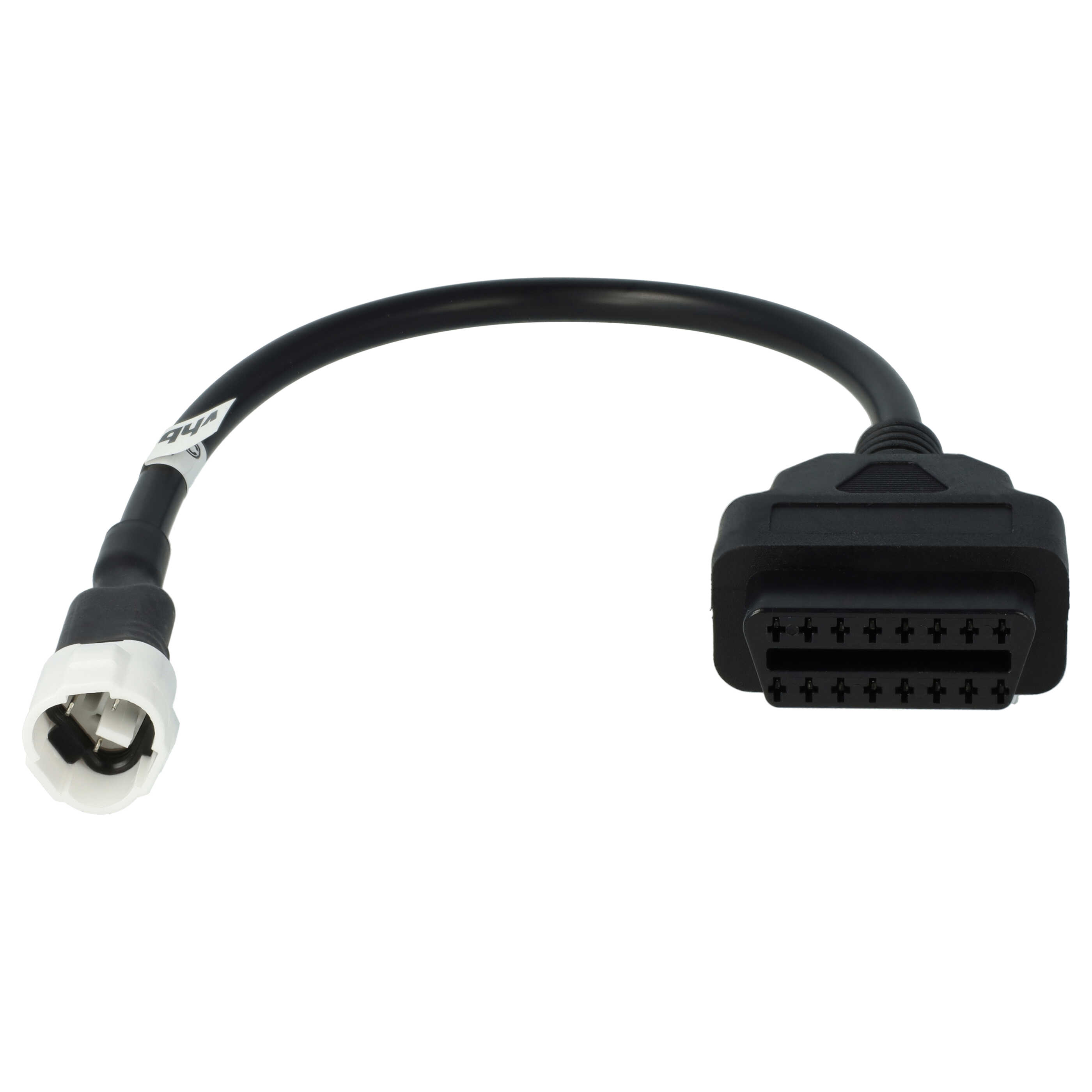 vhbw OBD2 Adapter 3Pin auf OBD2 16Pin Yamaha Delight 125 Motorrad - 40 cm