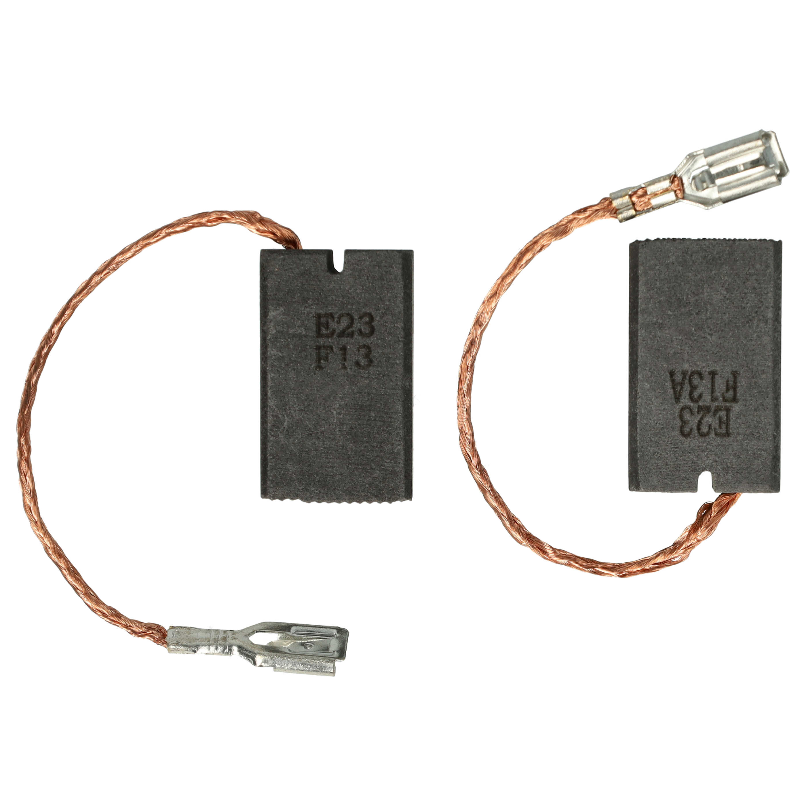 2x Szczotka węglowa zam. Stihl 1210 600 2702 + płaska wsuwka, 24,8 x 14,9 x 7 mm