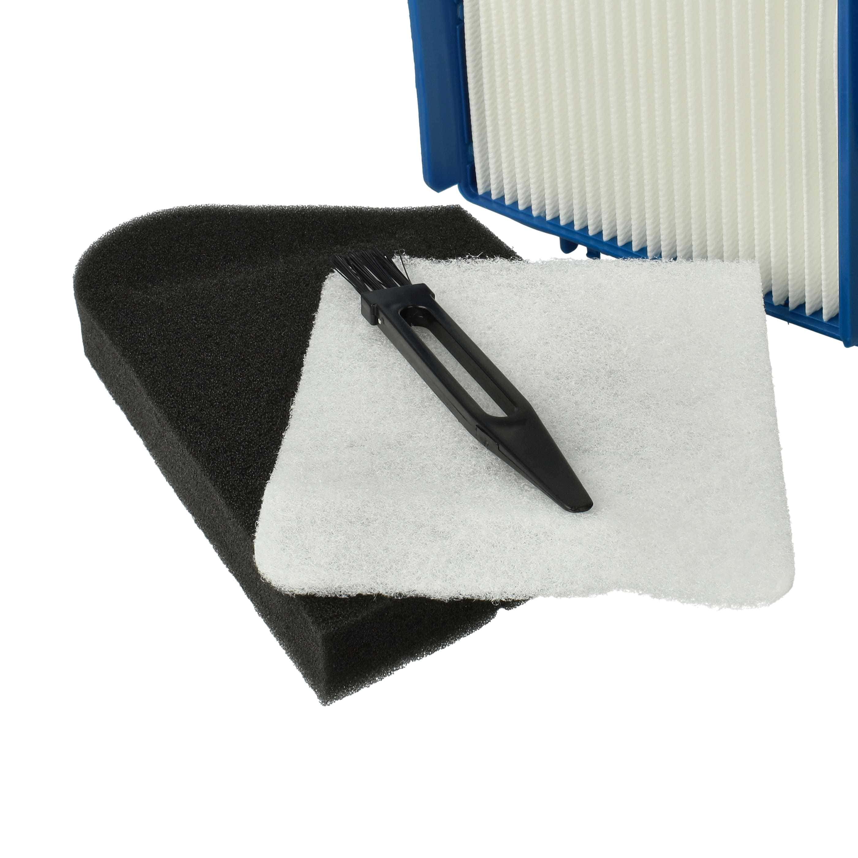 12 Part Filter + Brush Set replaces Rowenta ZR004601 for Moulinex Vacuum Cleaner etc.