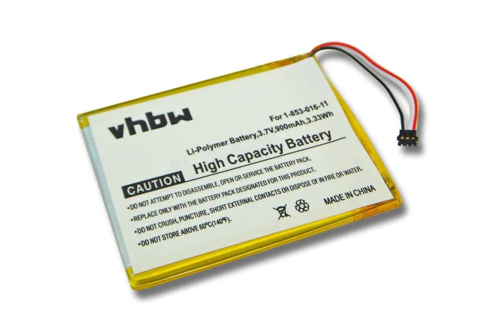 E-Book Battery Replacement for Sony 1-853-016-11, LIS1459MHPC9SY6 - 900mAh 3.7V Li-polymer