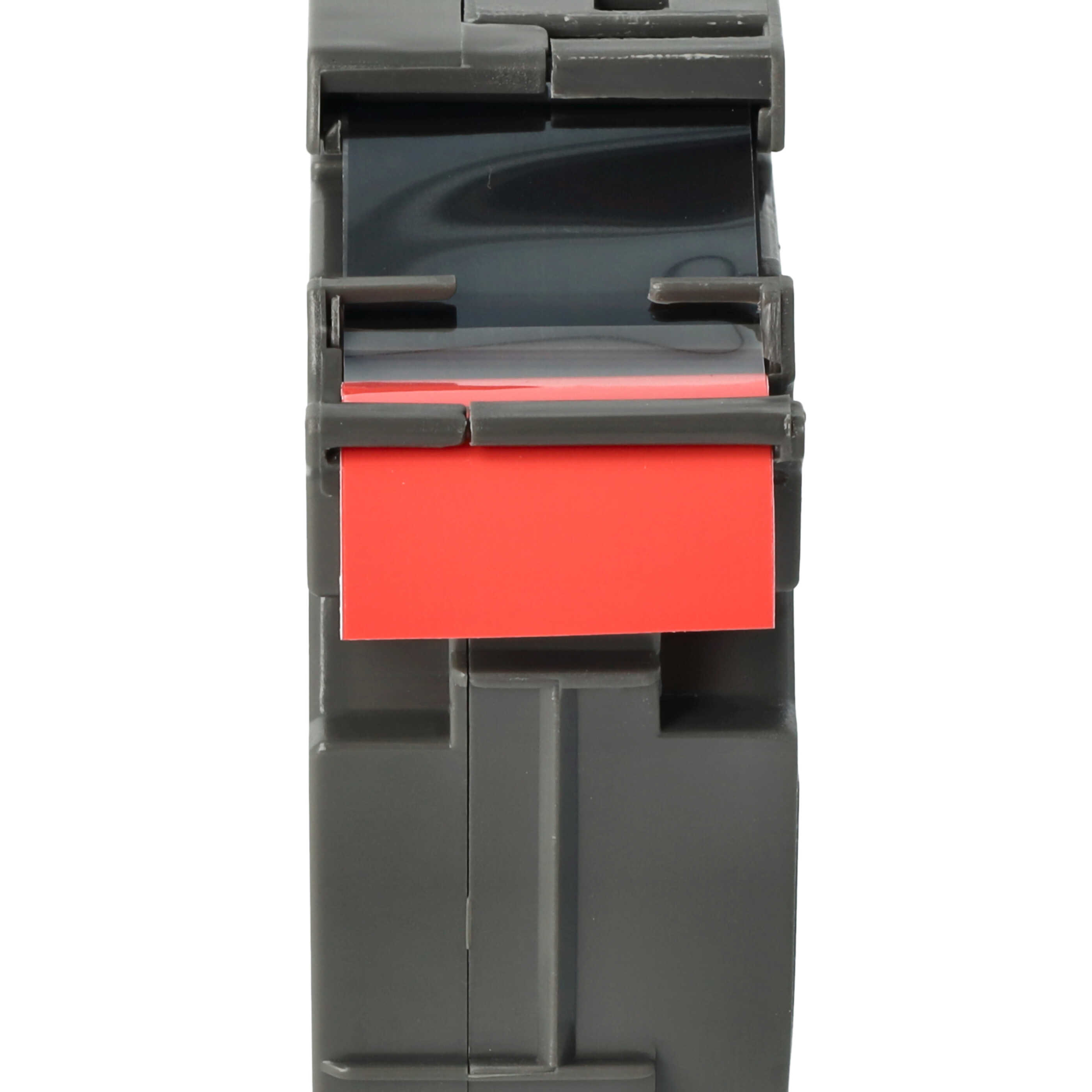 Cassette à ruban remplace Brother TZE-S451 - 24mm lettrage Noir ruban Rouge, extra fort