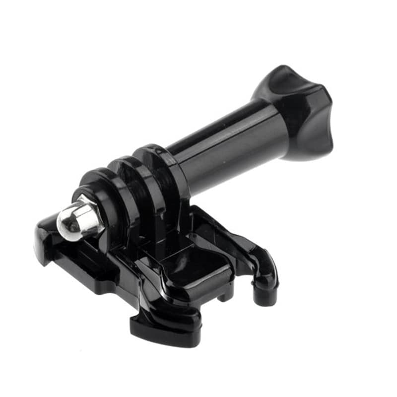 vhbw Quick-Release Clip + Screw Action Cam - Mounting Kit Black