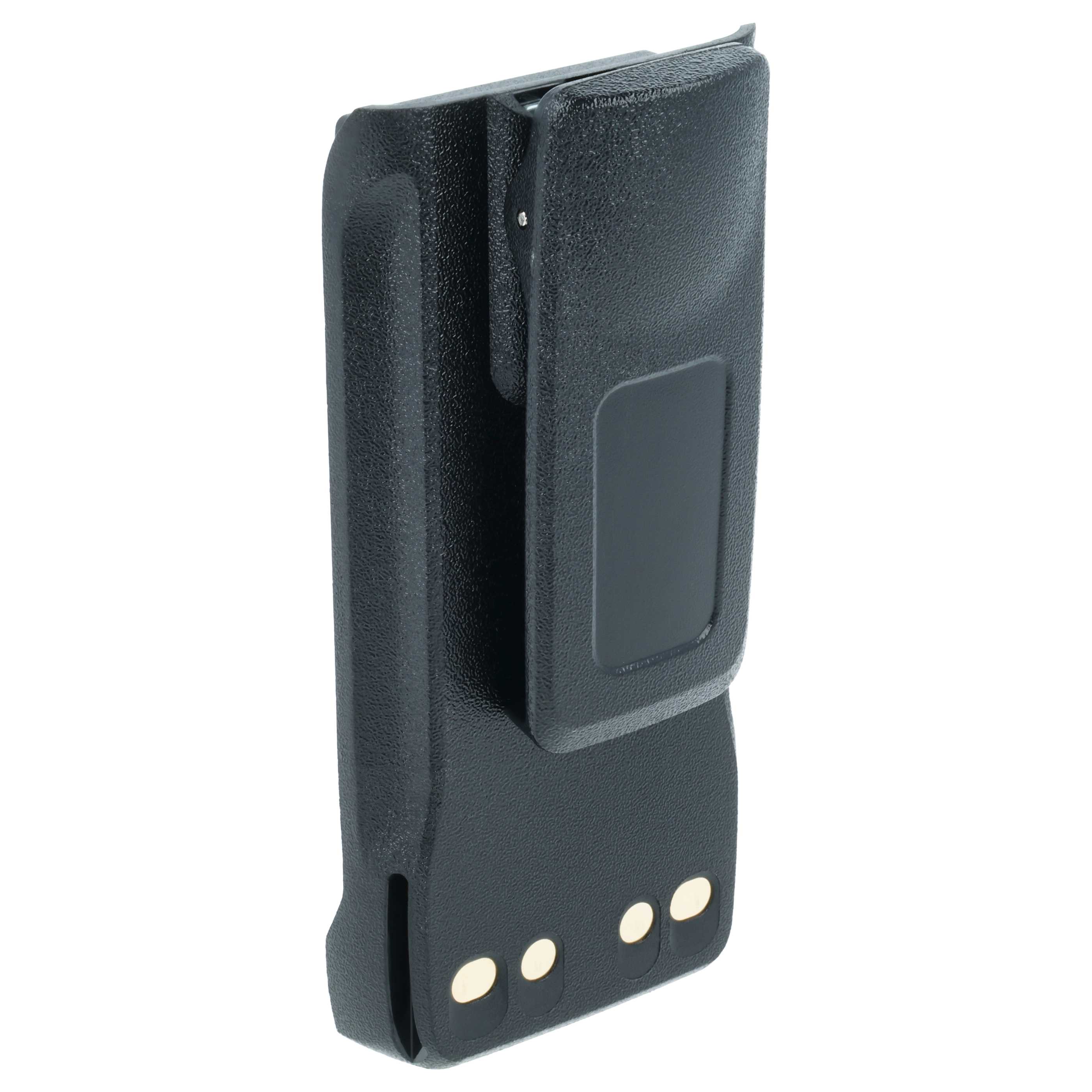 Radio 2x Battery replaces Motorola PMNN4807, PMNN4407A, PMNN4407 - 2150 mAh 8.4 V Li-Ion + Belt Clip