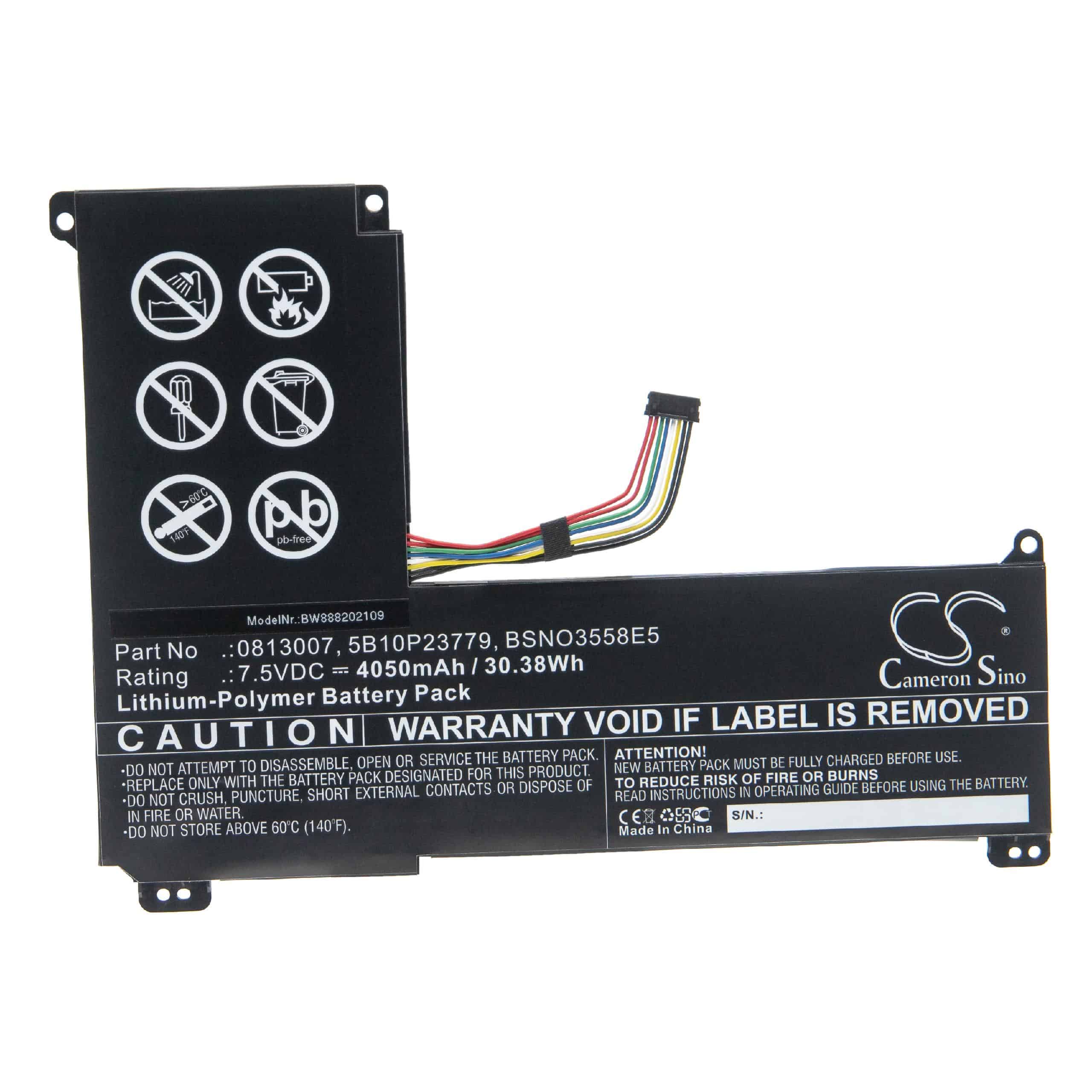 Akumulator do laptopa zamiennik Lenovo 0813007, BSNO3558E5, 5B10P23779 - 4050 mAh 7,5 V LiPo