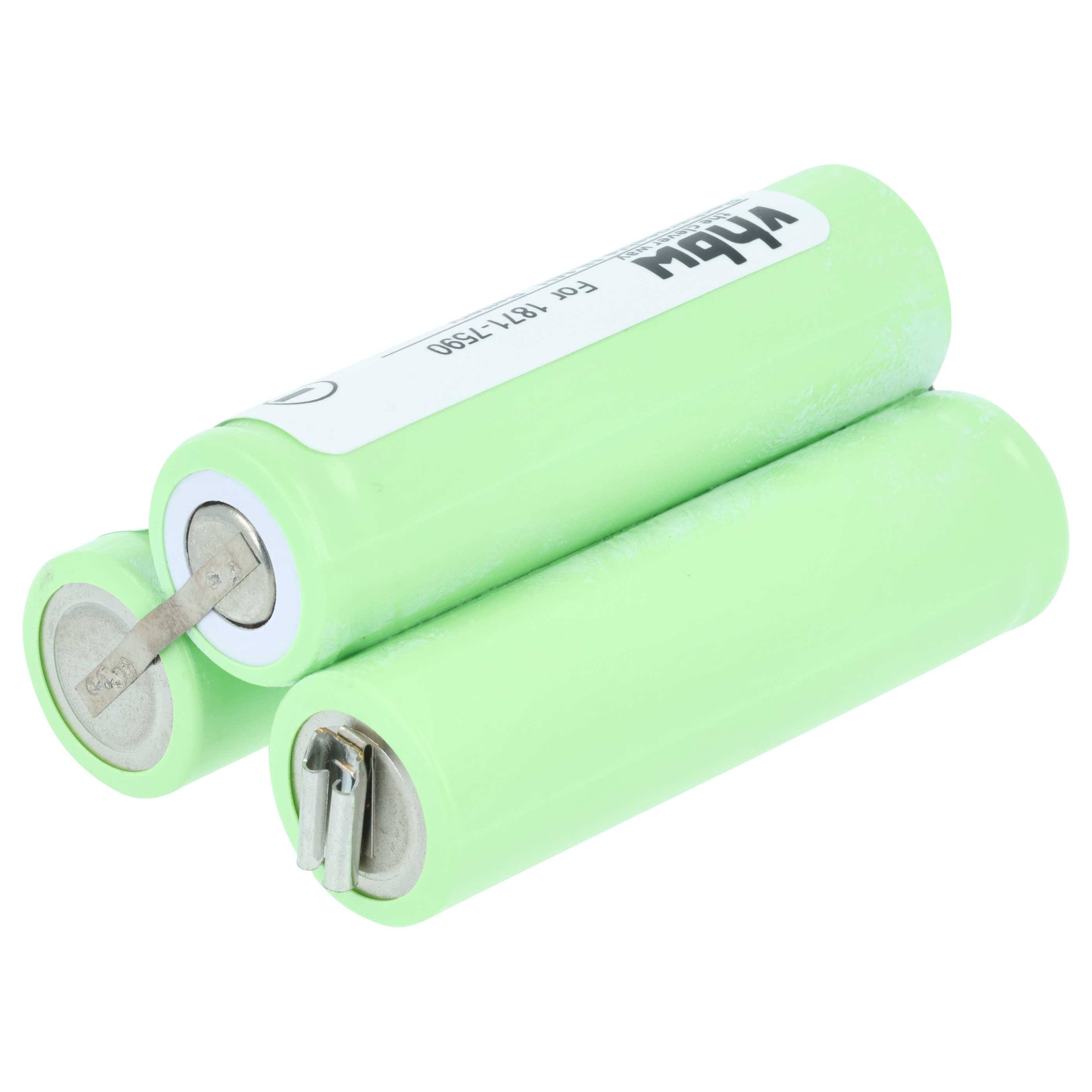 Batterie remplace Moser 1871-7590 tondeuse à cheveux - 2000mAh 3,6V NiMH