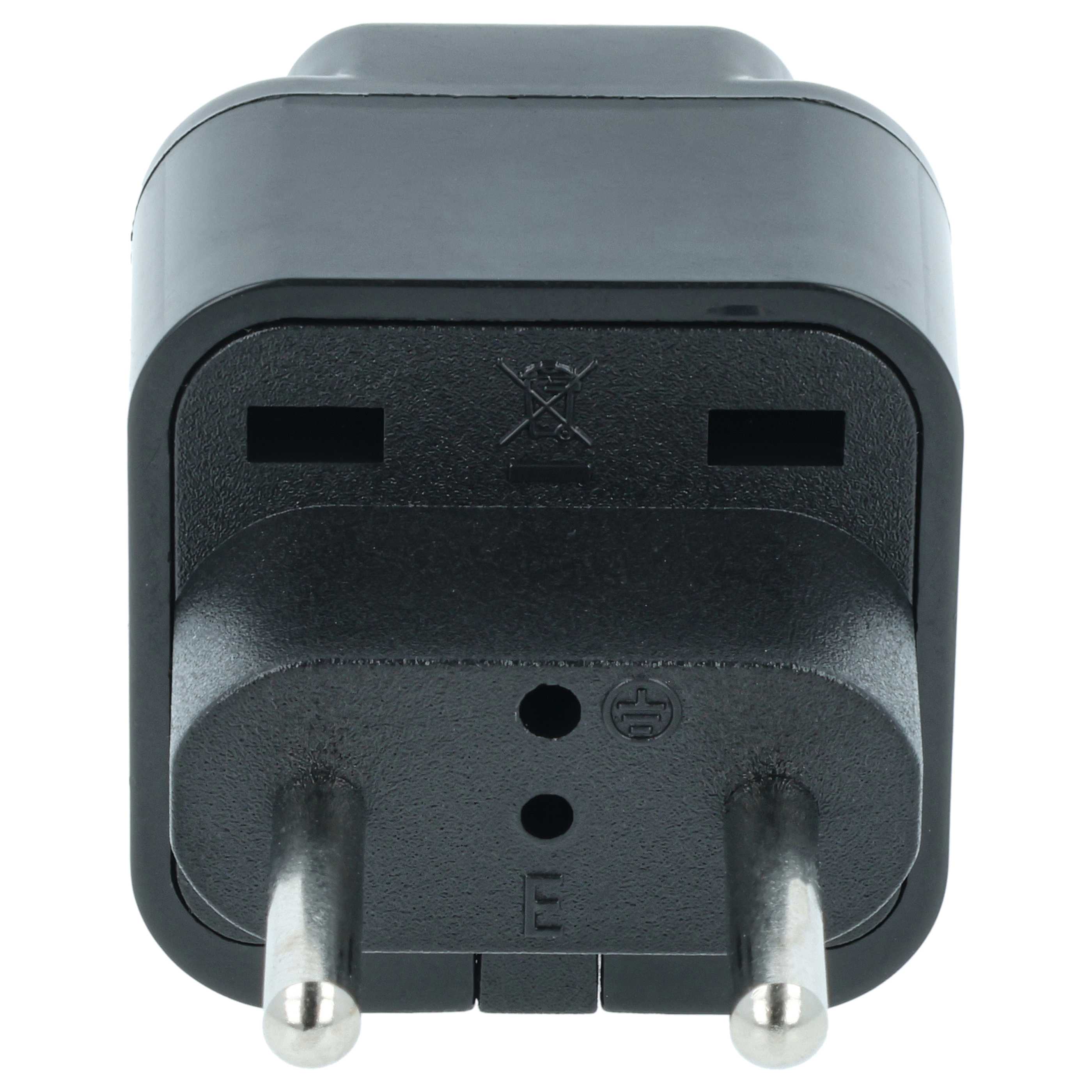 Travel Plug Adapter (EU plug to UK/USA/China-etc. socket)