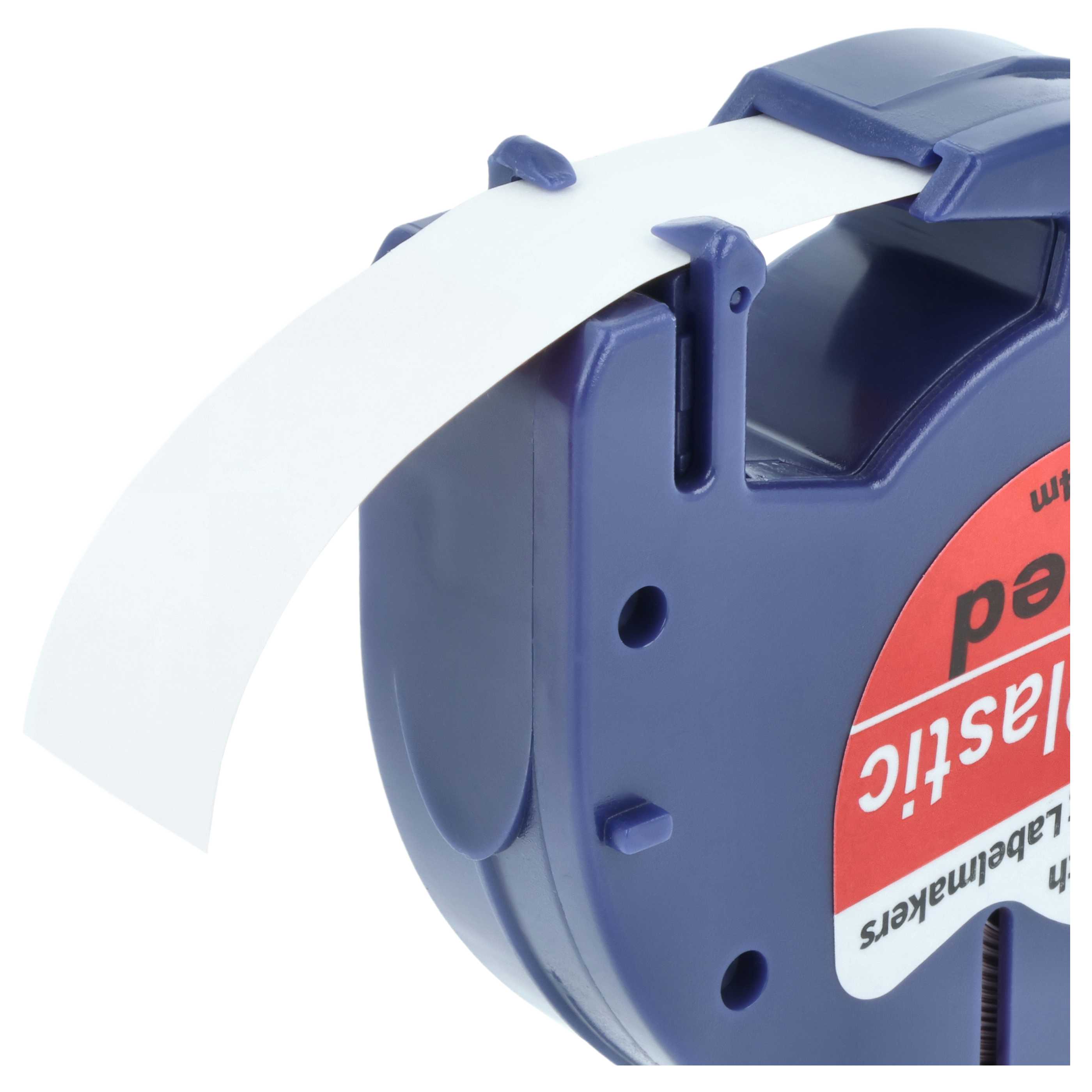 Label Tape replaces Dymo S0721630, 91203 - 12 mm Black to Red