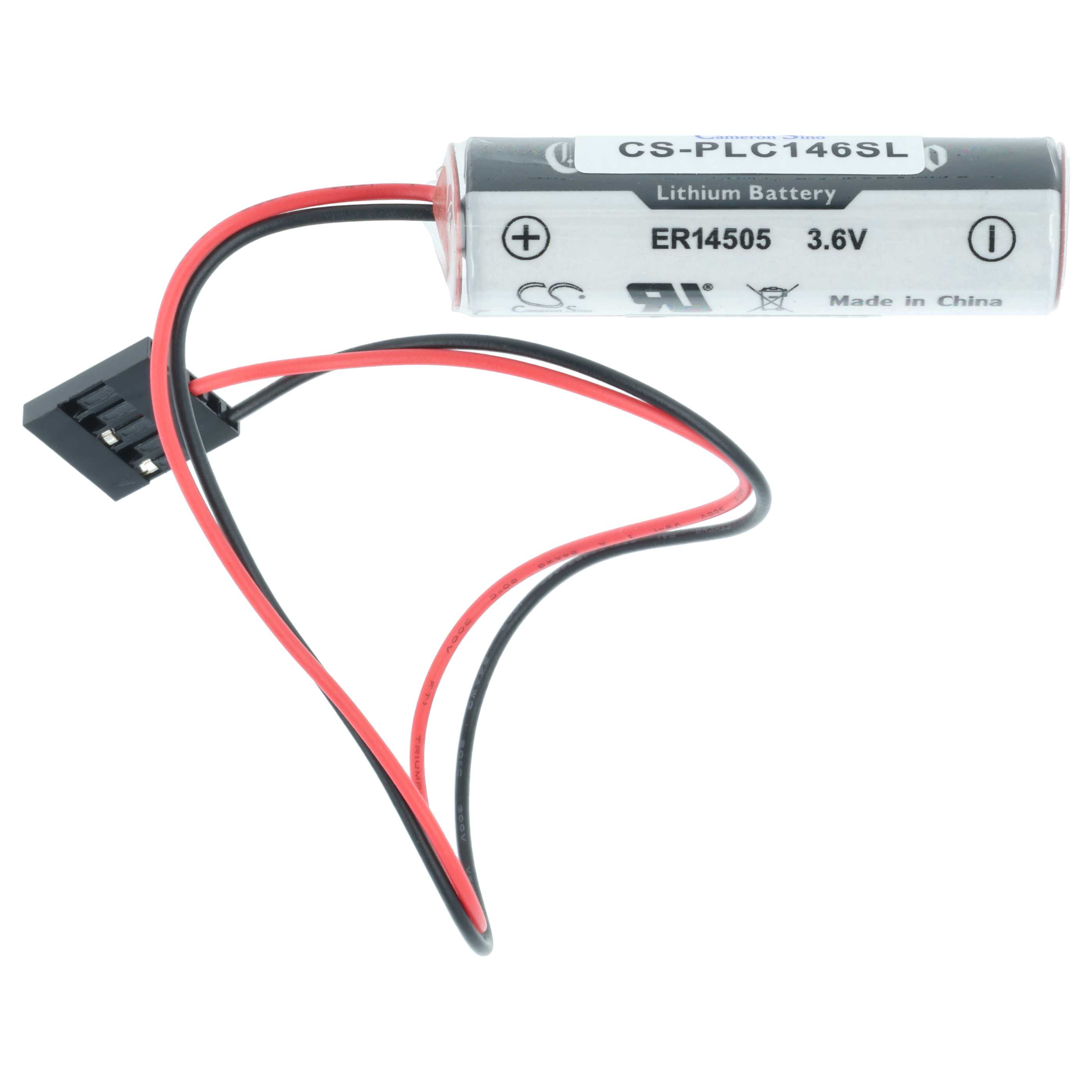 Industrial Controller Battery replaces Toshiba ER6V, 479348-1 - 2000mAh 3.6V Li-MnO2