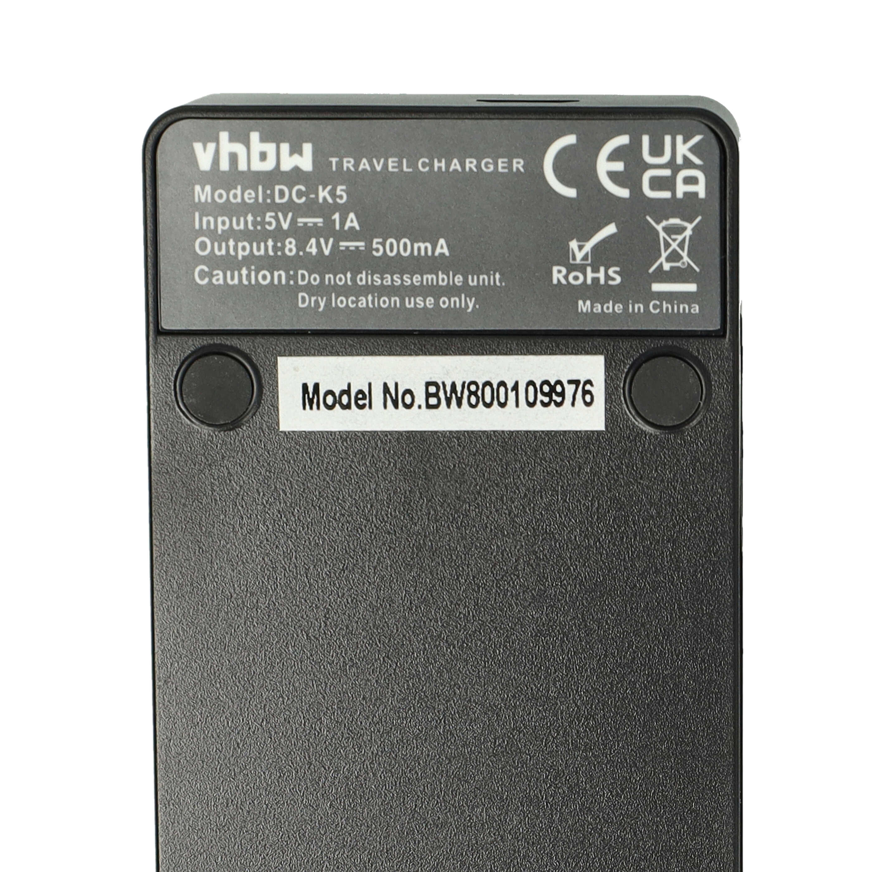 Battery Charger suitable for Canon LP-E8 Camera etc. - 0.5 A, 8.4 V