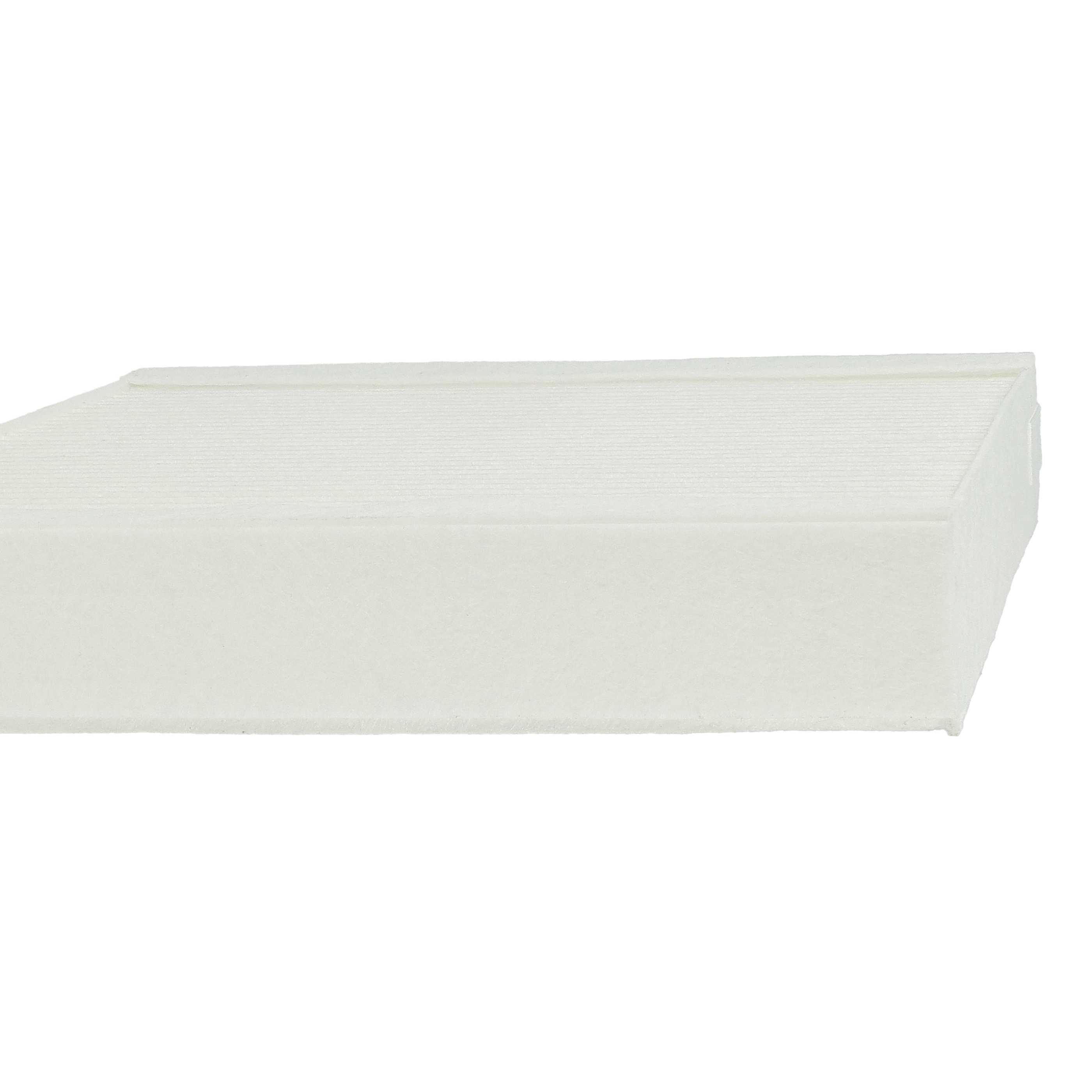 2x Filter als Ersatz für Lunos 040109, 040 109 für Lunos Lüfter - Filterklasse M5, weiß