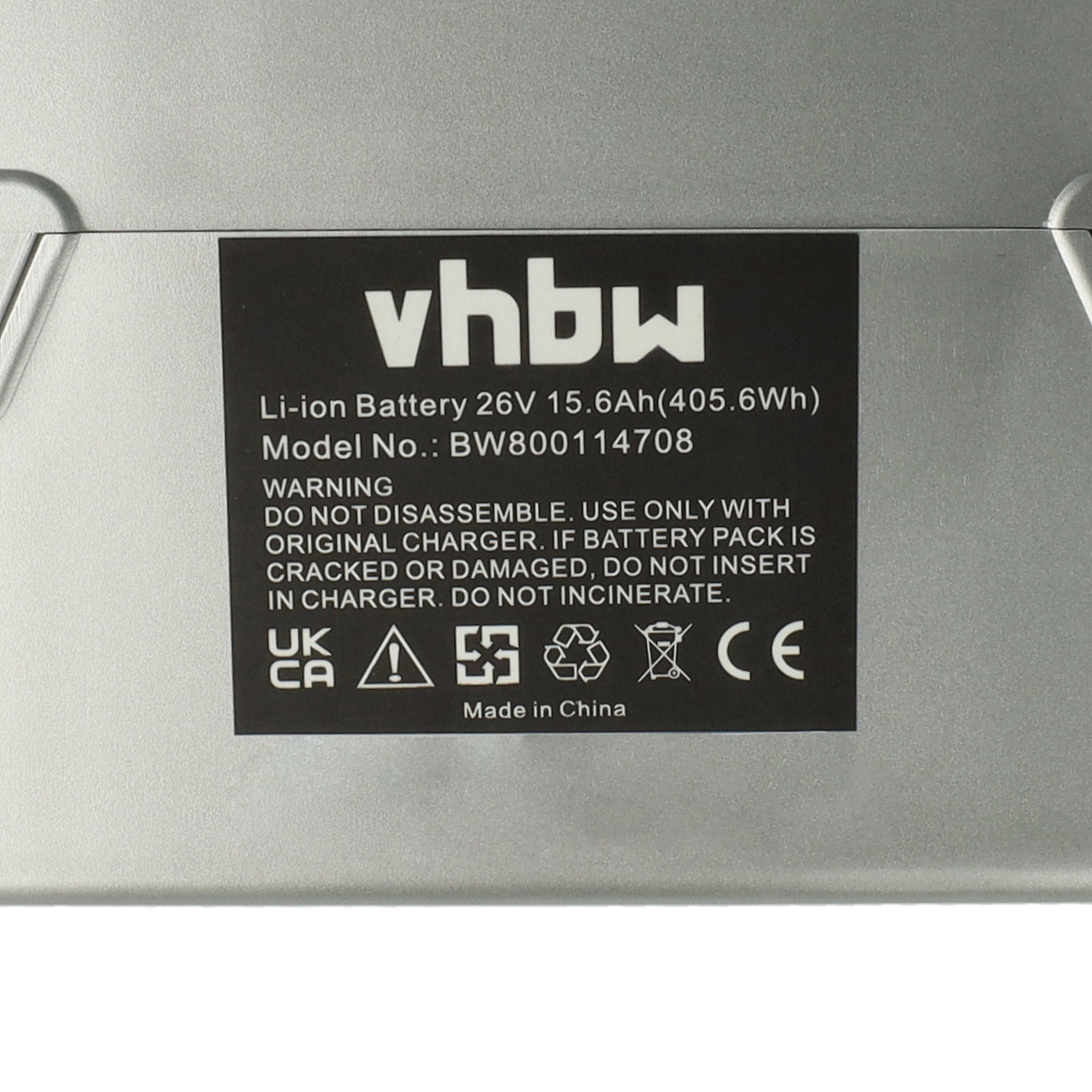 Batterie remplace NKY224B02, NKY190B02 pour vélo électrique, E-bike Kalkhoff - 15600mAh, 25,2V, Li-ion