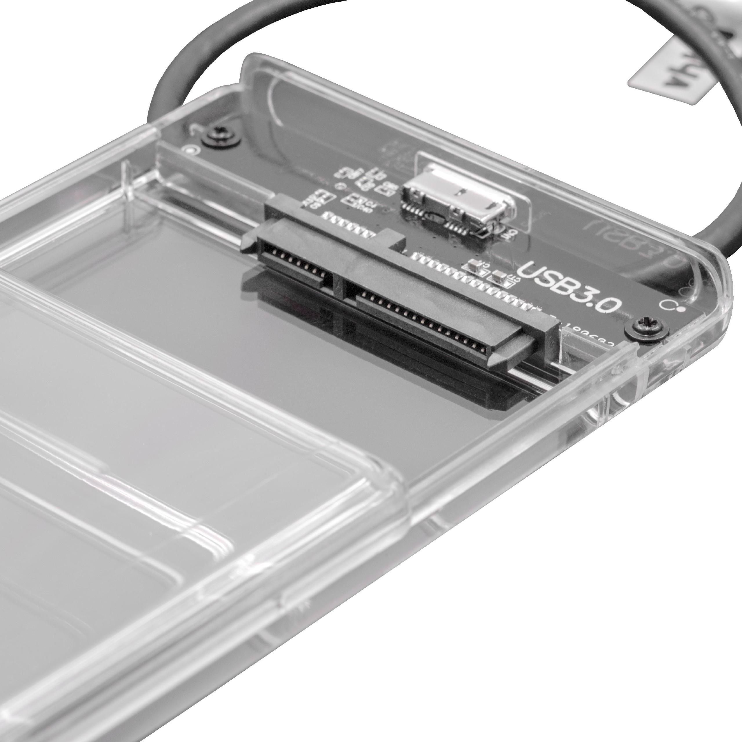Cavo adattatore SATA III - USB 3.0 per hard disk esterno HDD, SSD , Plug & Play con case trasparente