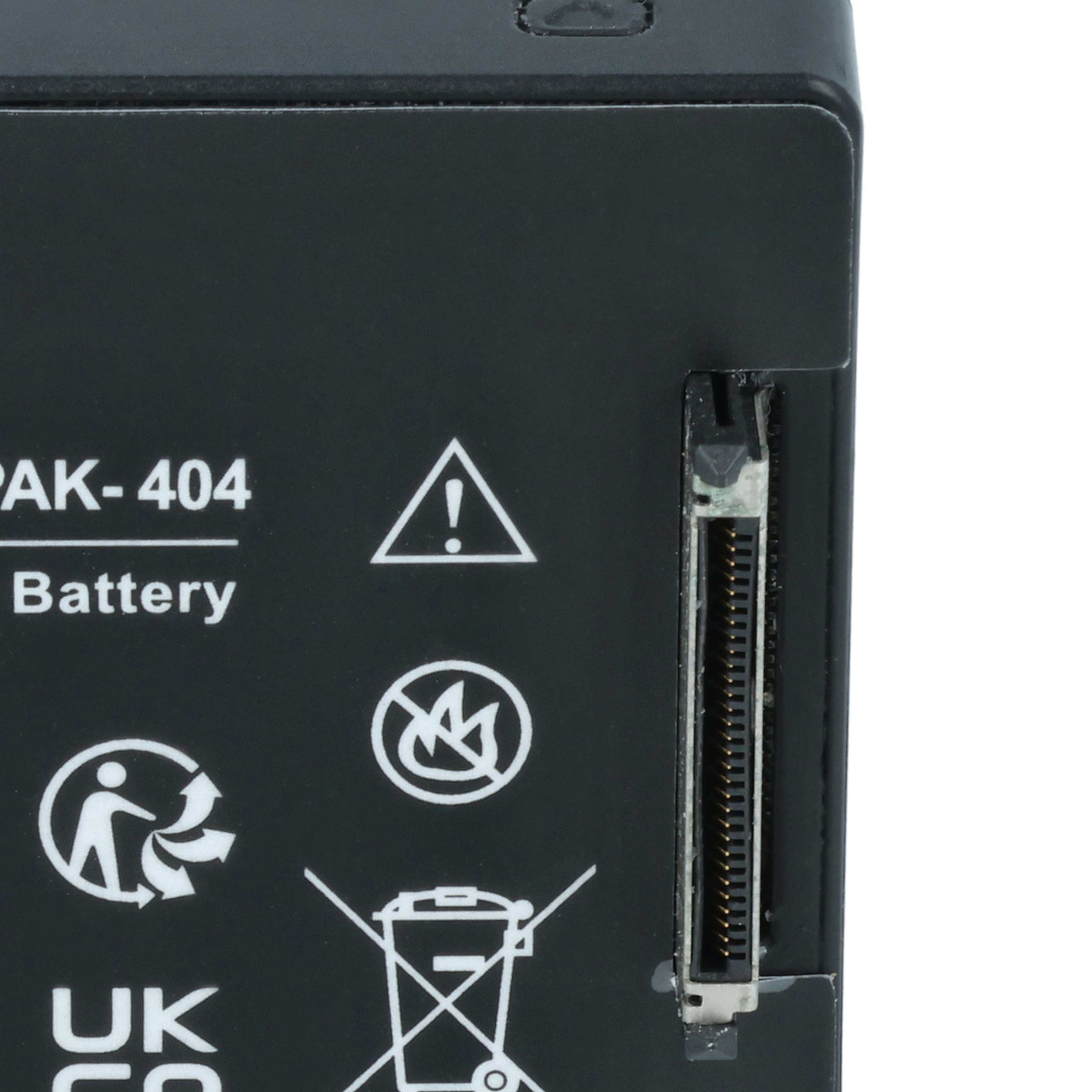 Videocamera Battery replaces GoPro ABPAK-404, BacPac 3661-093 - 1240 mAh 3.8 V Li-polymer