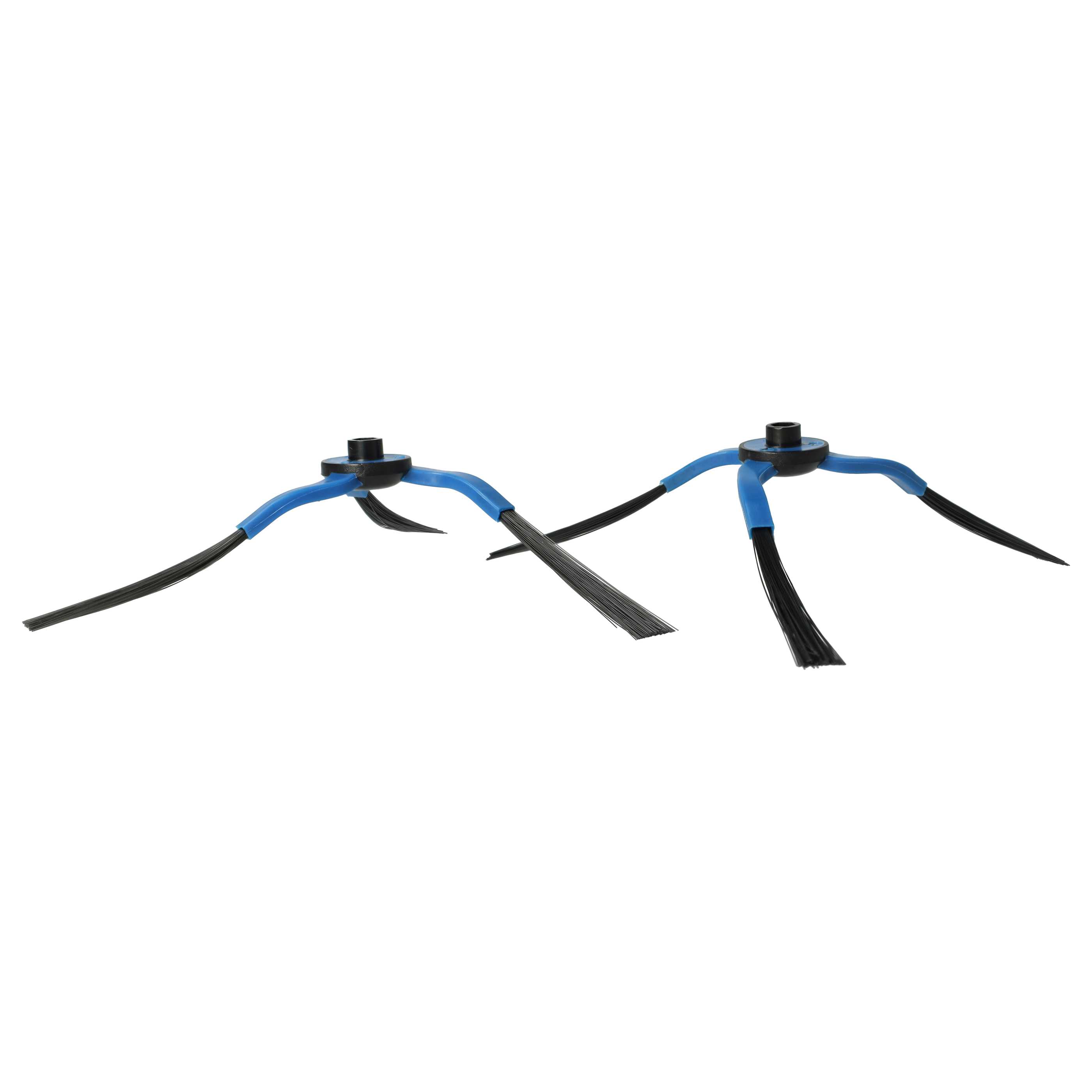 8x Side Brush suitable for Samsung SR87xx Robot Vacuum Cleaner - 3-armed, black, blue