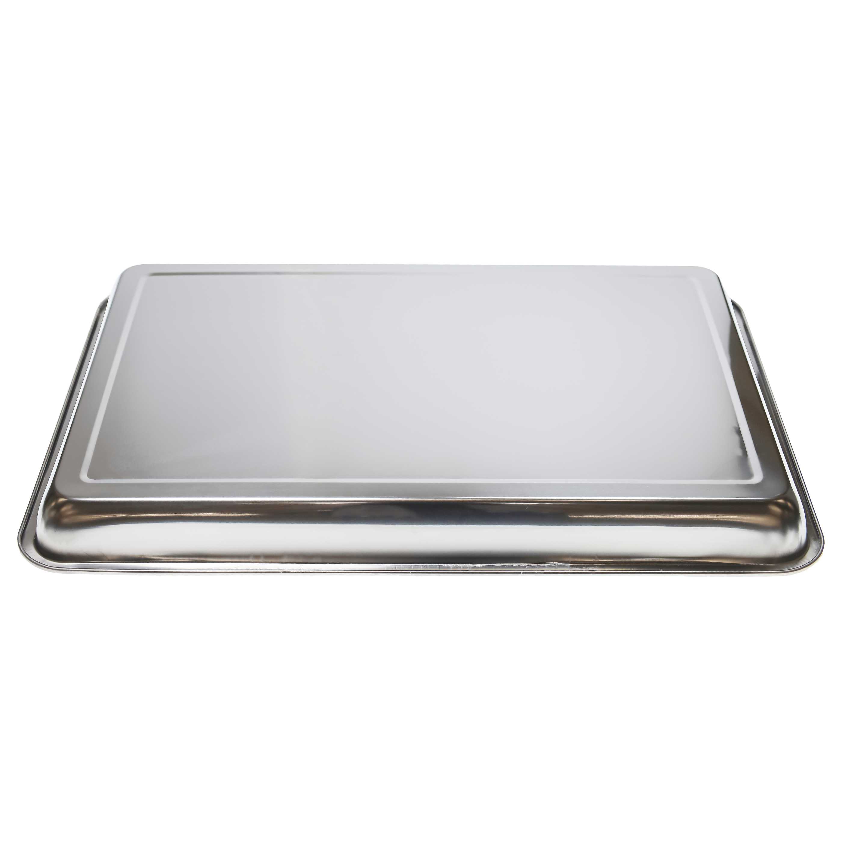 2x Vaschetta raccogligrasso sostituisce BGS 7892 per barbecue a gas - acciaio inox, capacità 9 L