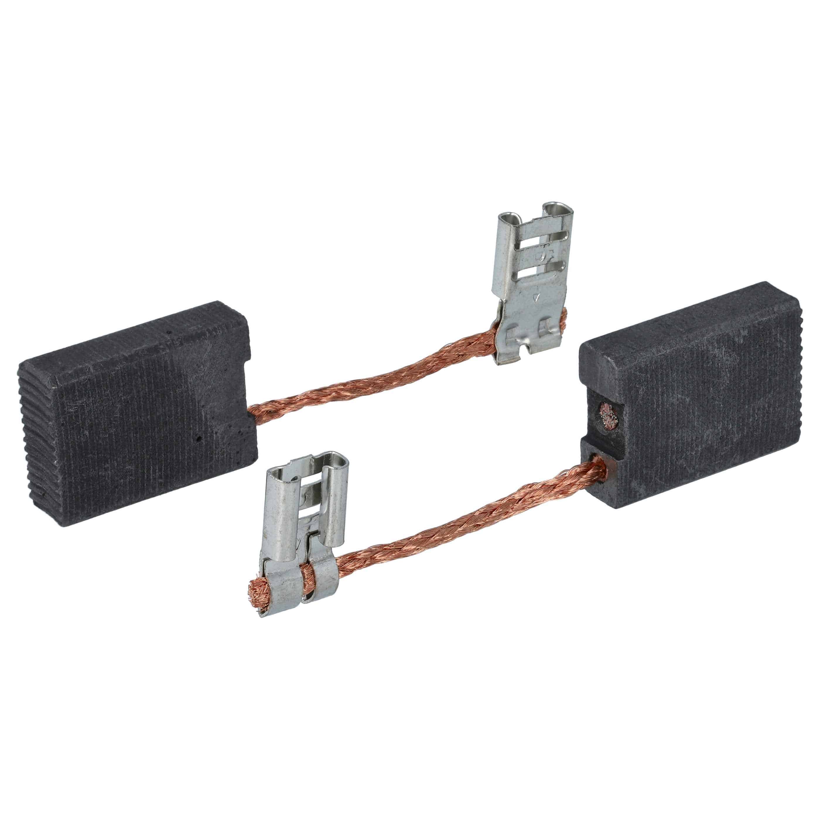 2x escobilla 6,3 x 16 x 22 mm reemplaza Black & Decker 907614 para herramientas Bosch + manguito plano