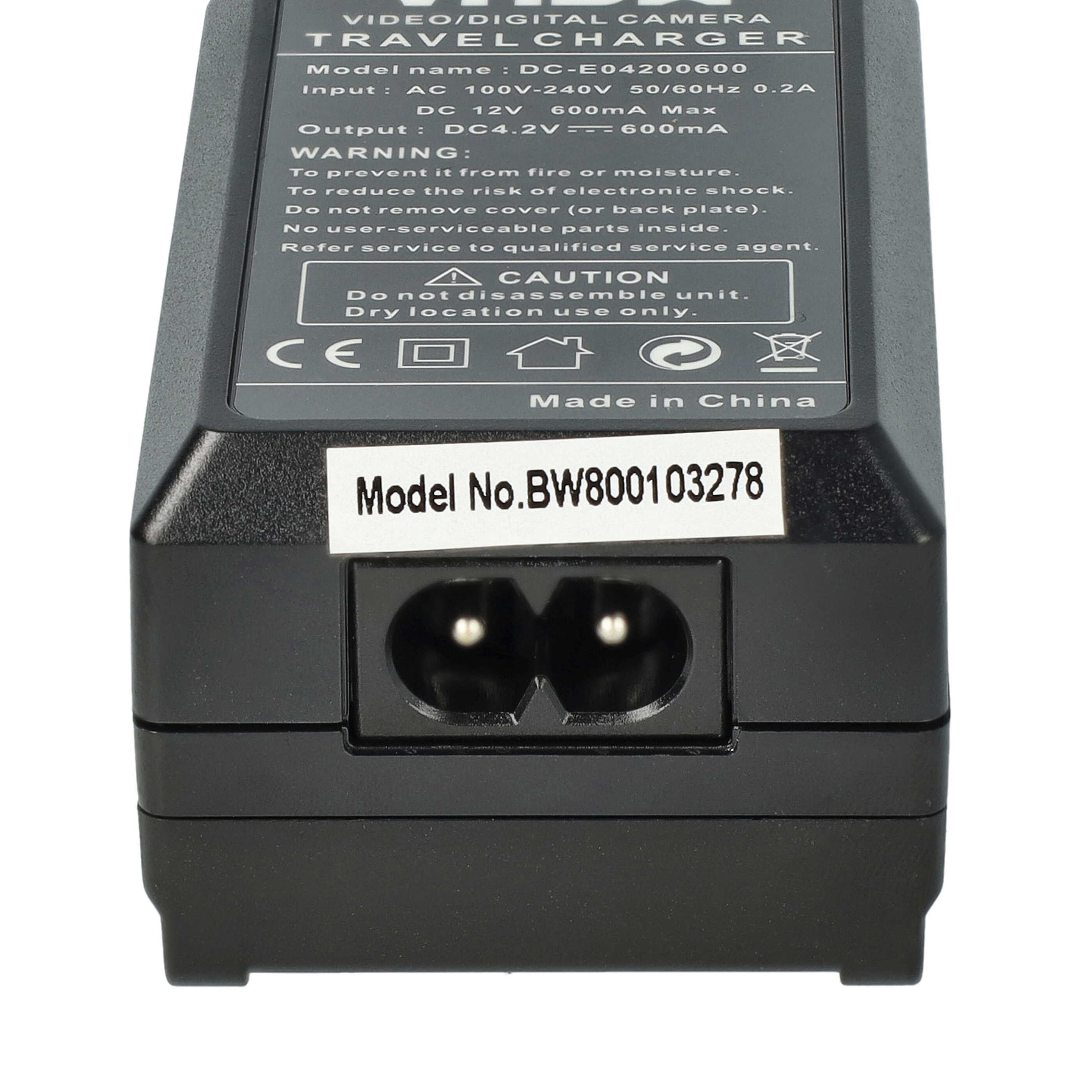 Caricabatterie + adattatore da auto sostituisce Canon CB-2LDE per fotocamera Canon - 0,6A 4,2V 88,5cm