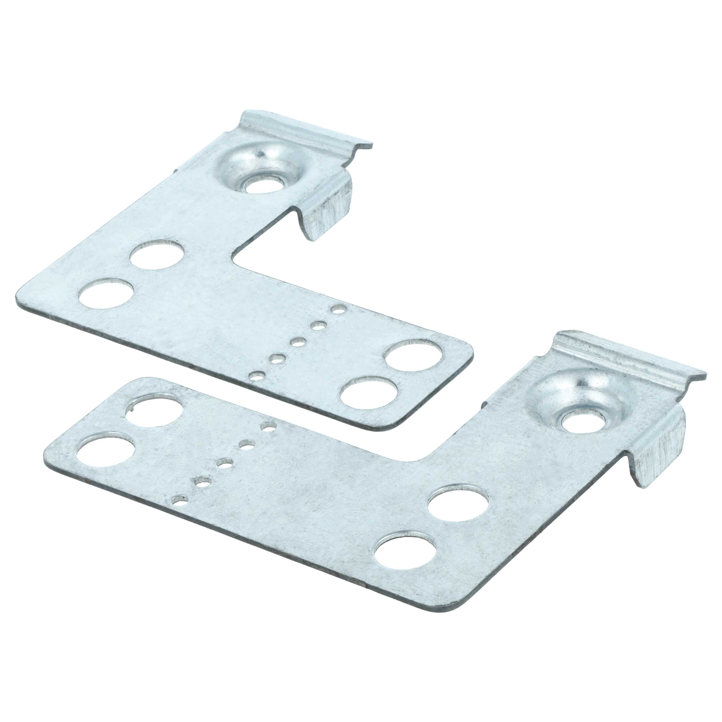 2 Part Angle Bracket Set for Bosch Siemens Dishwasher Replaces 00622622 - Fixing Bracket Left Right