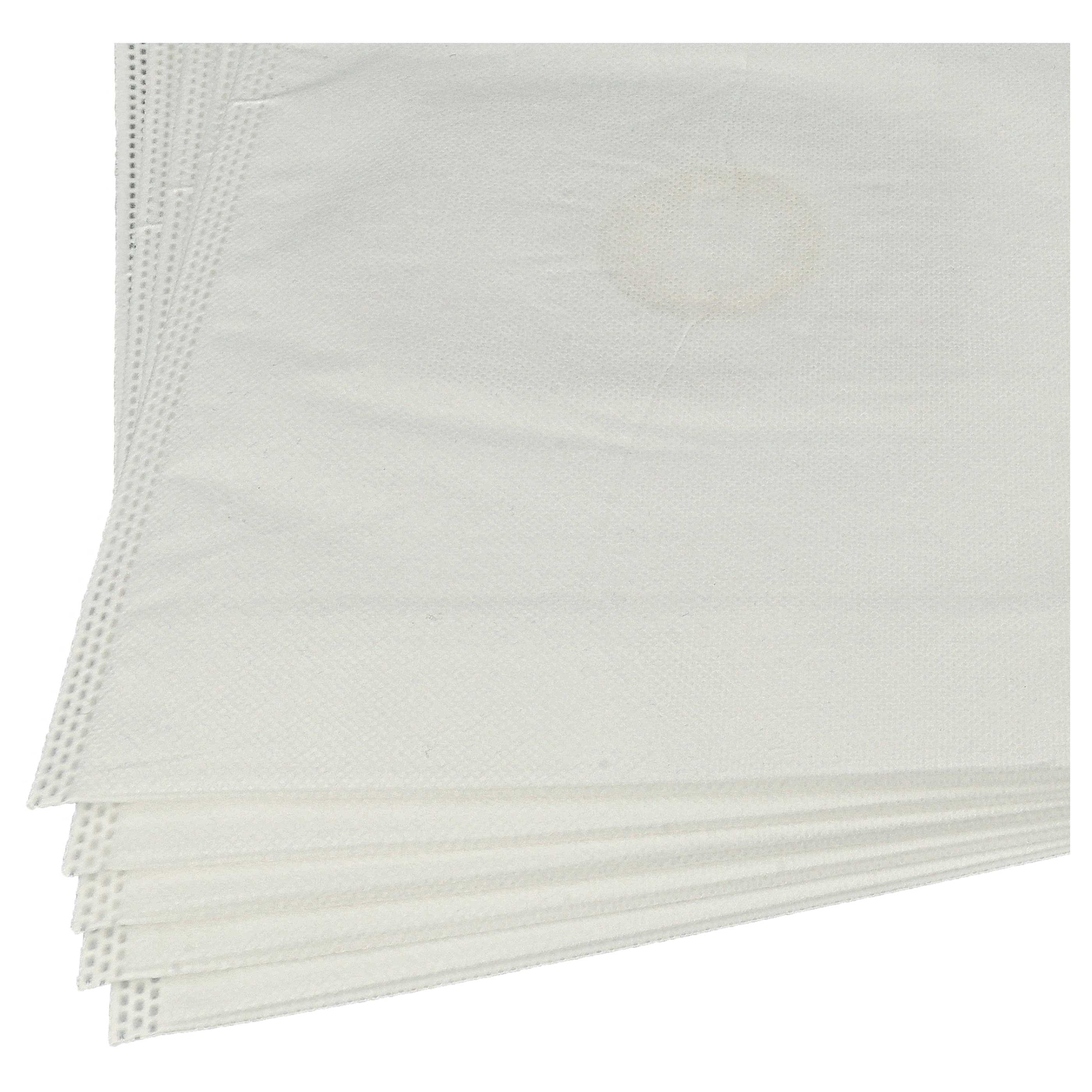 10x Sac remplace Fakir 2630805 pour aspirateur Hako - microfibre non tissée