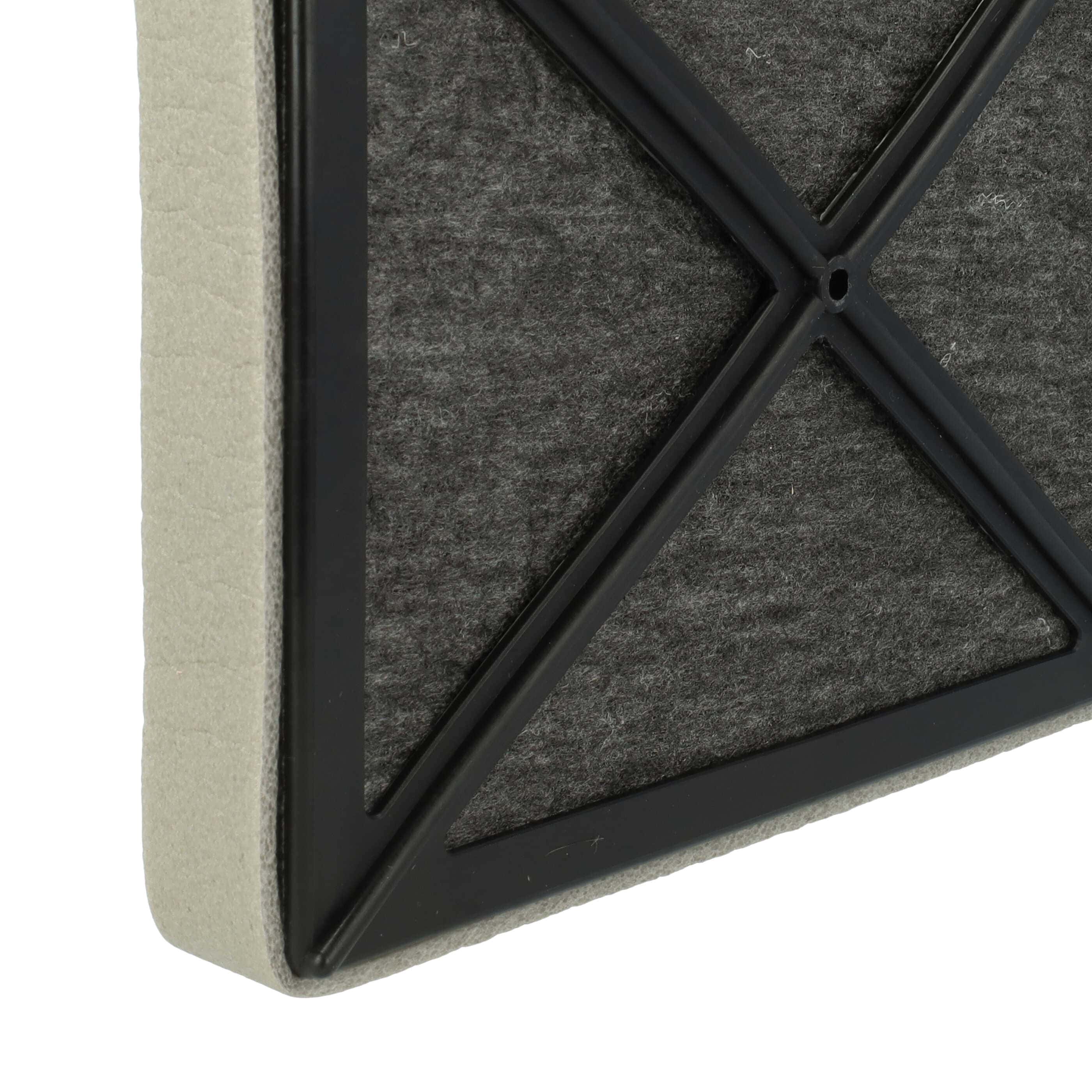 Filtre à charbon actif remplace Miele 3174713, 3174714, 3174715, 8103795, DKF2 pour hotte Miele