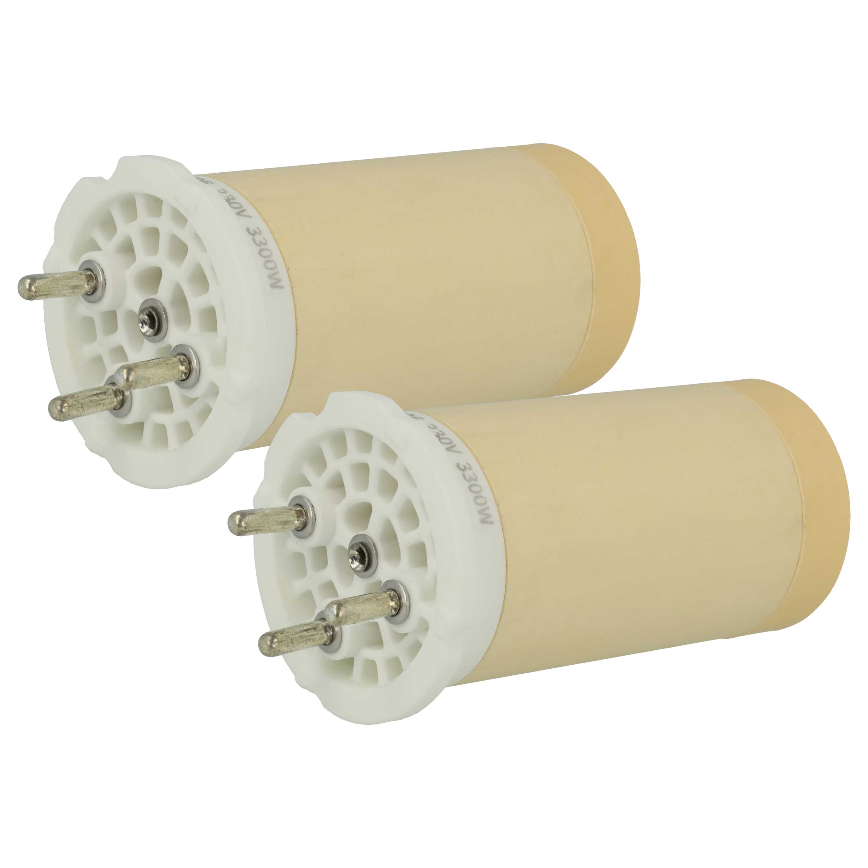 2x Elemento calefactor reemplaza Leister 145.606 para pistola de soldadura Leister - 3300W, 4,4 x 5,1cm
