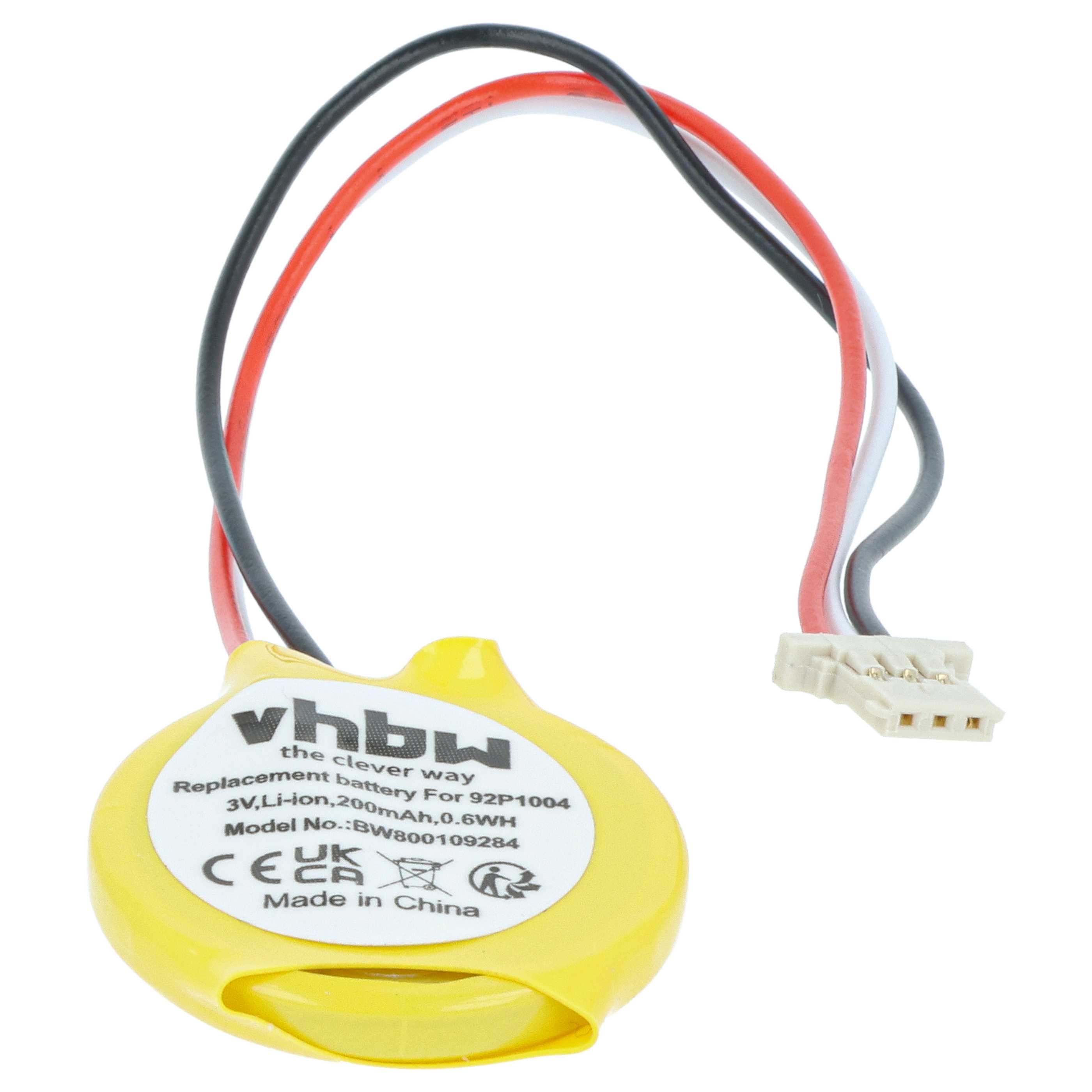 Pile remplace Lenovo 23.2004.181, 92P1004 BIOS - 200mAh 3V Li-ion