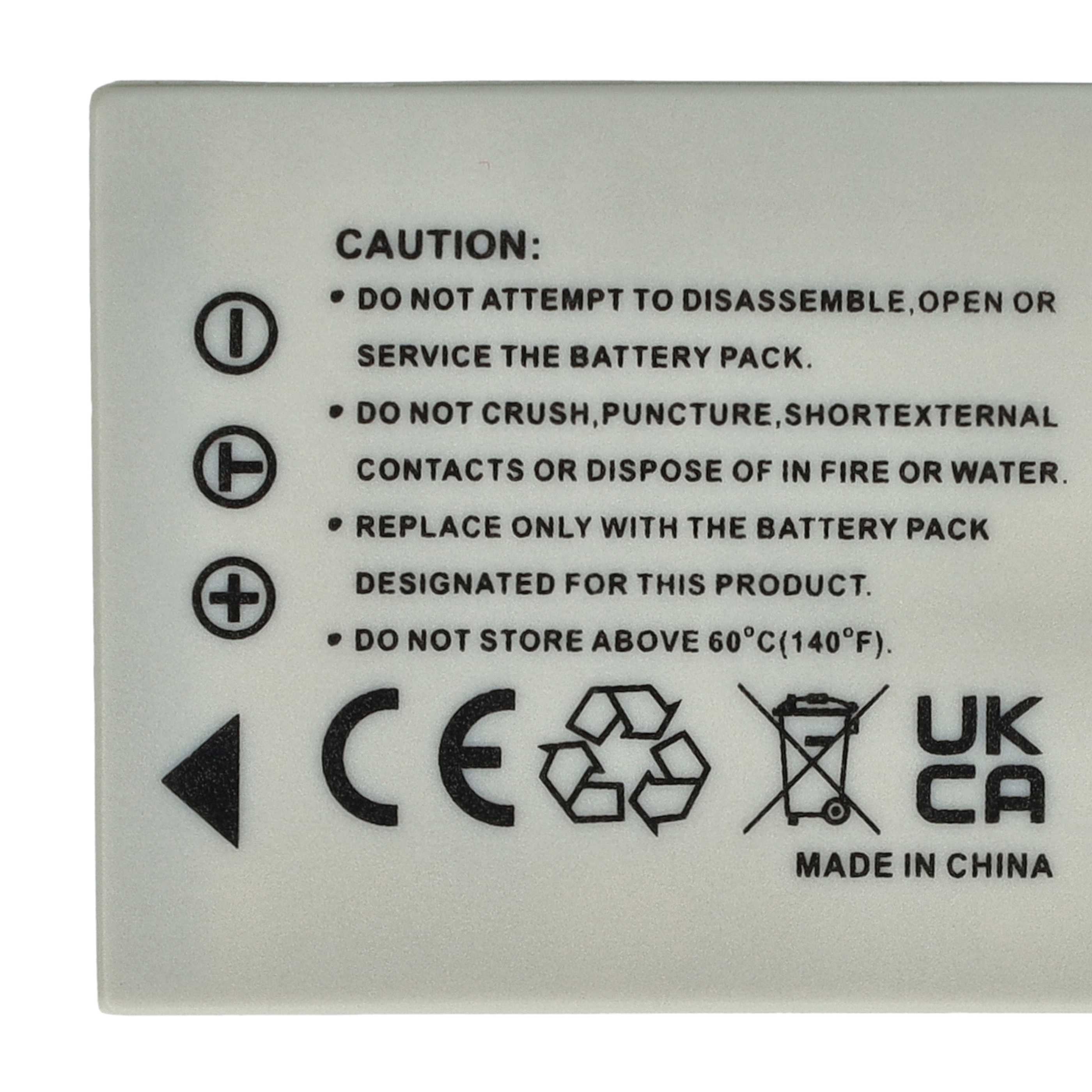 3x Battery replaces Creative CAS101 - 500mAh, 3.6V, Li-Ion