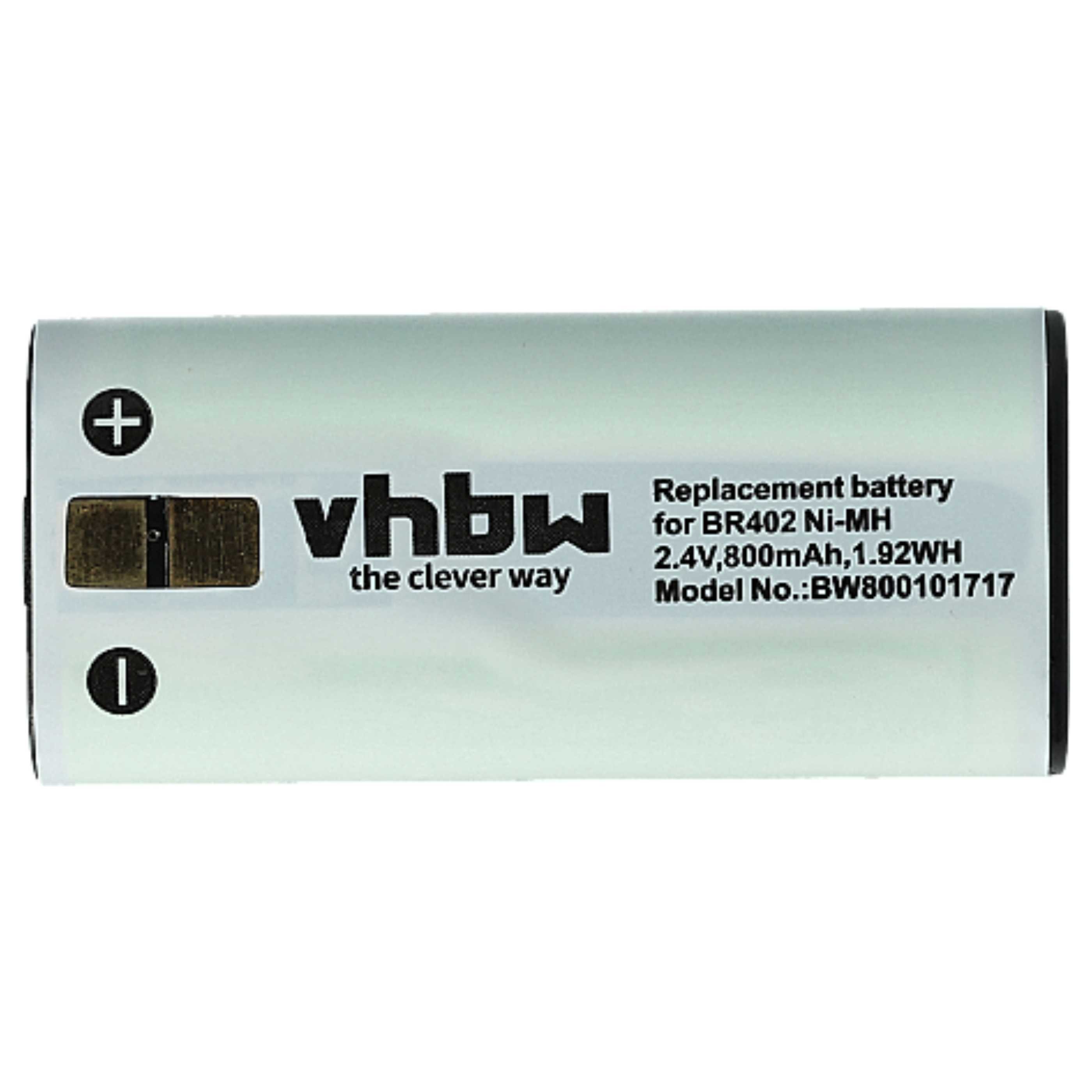Dictaphone 3x Battery replaces Olympus BR403, BR402 - 800 mAh 2.4 V NiMH
