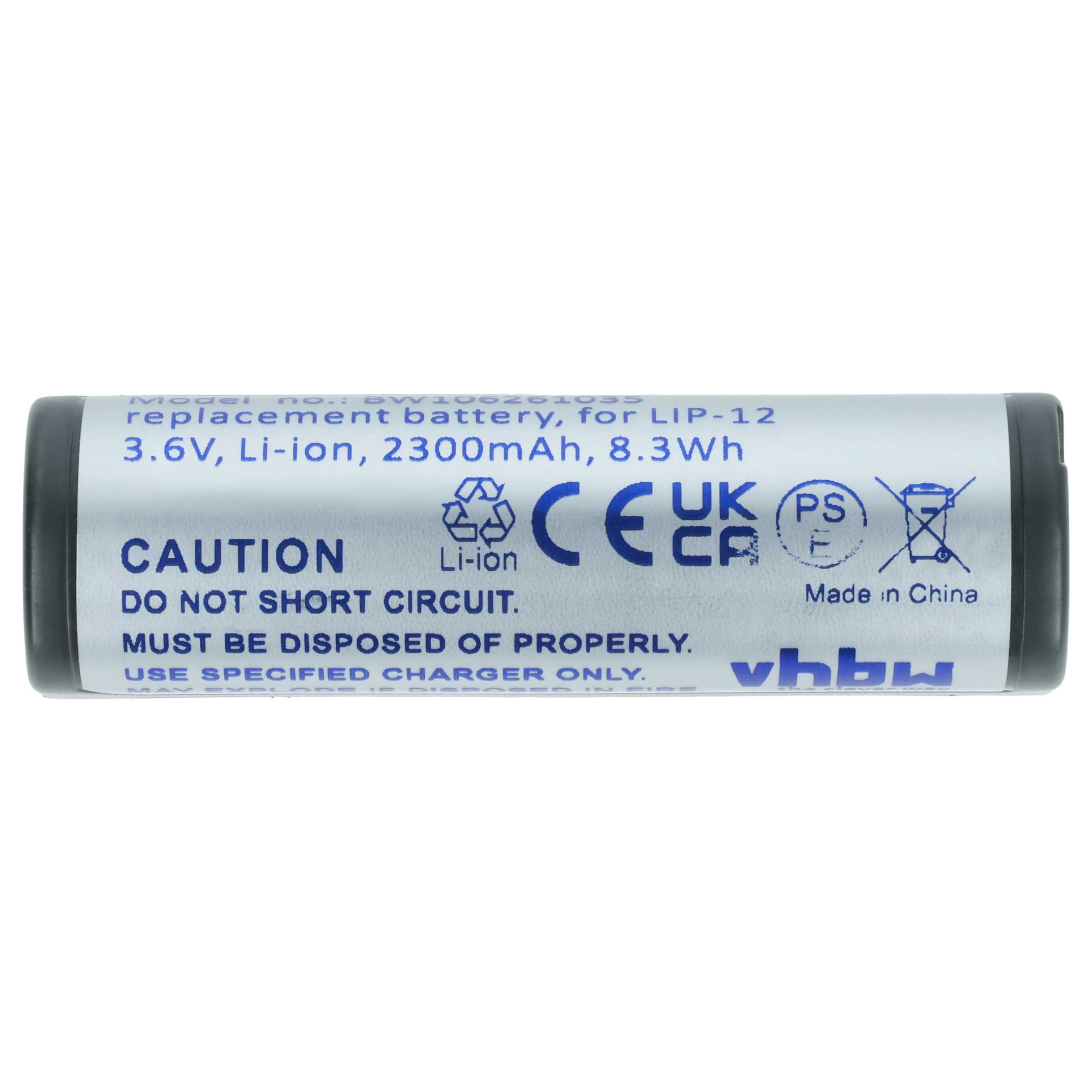 Handheld Computer Battery Replacement for HP F1287A, F1255A, F1255-80055 - 2300mAh, 3.6V