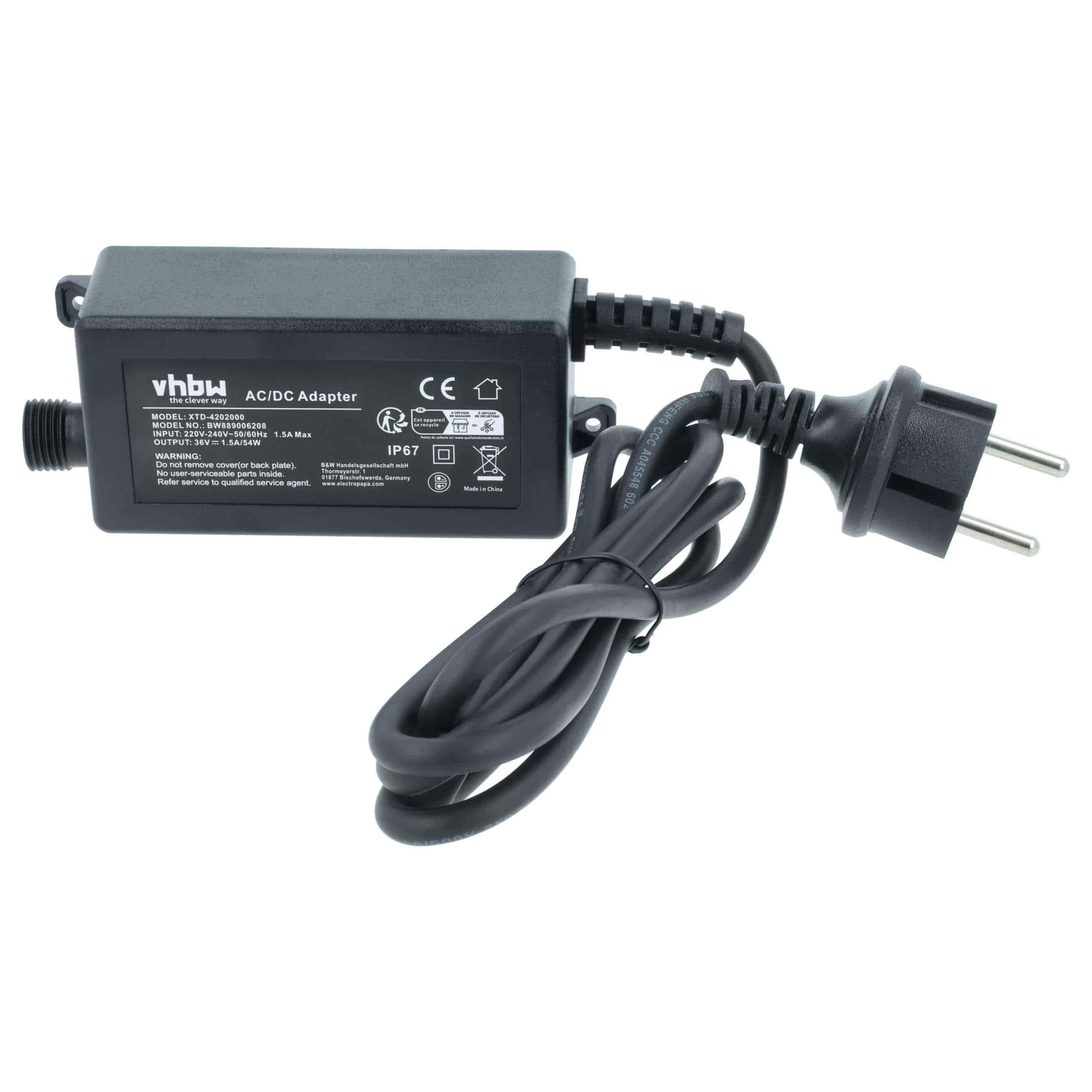 Mains Power Adapter replaces Al-Ko 442547 lawnmower robot Charging Station etc.