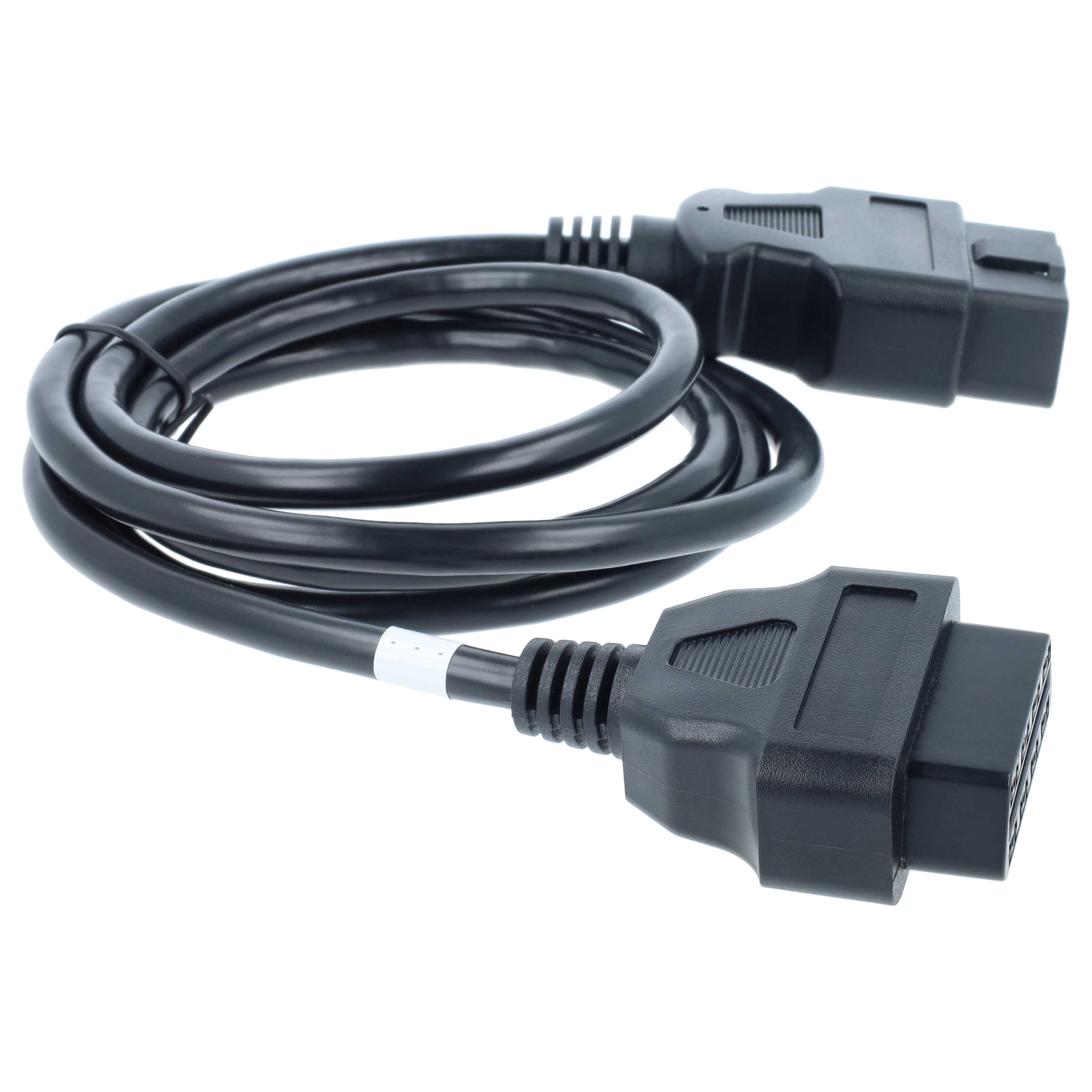 vhbw OBD2 Verlängerungskabel 150cm OBD2 16Pin (w) auf 16Pin (m)