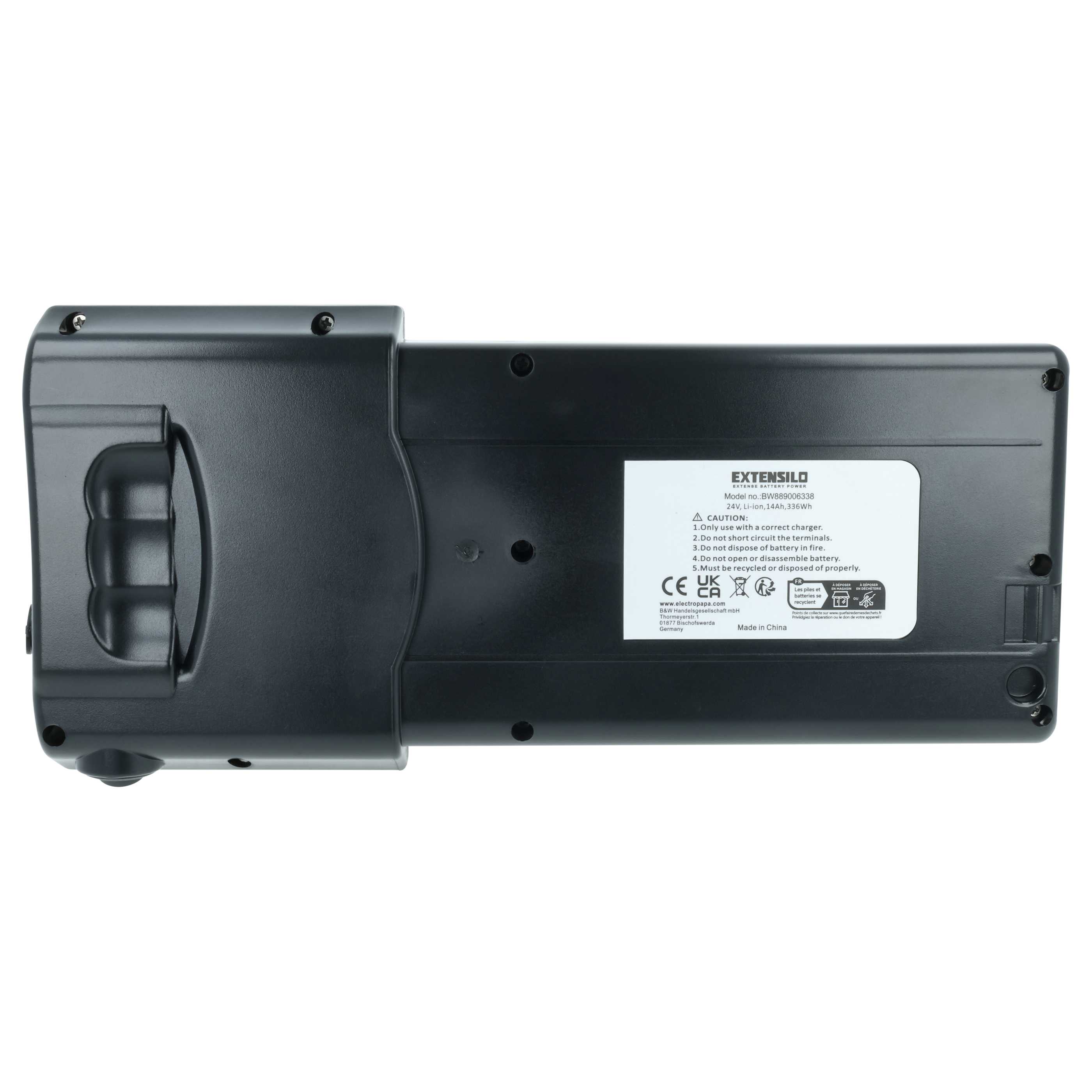 Batteria sistema portapacchi per e-bike Kalkhoff, Victoria, Raleigh, PortaPower, Ansmann, Curtis, MiFa, McKenz