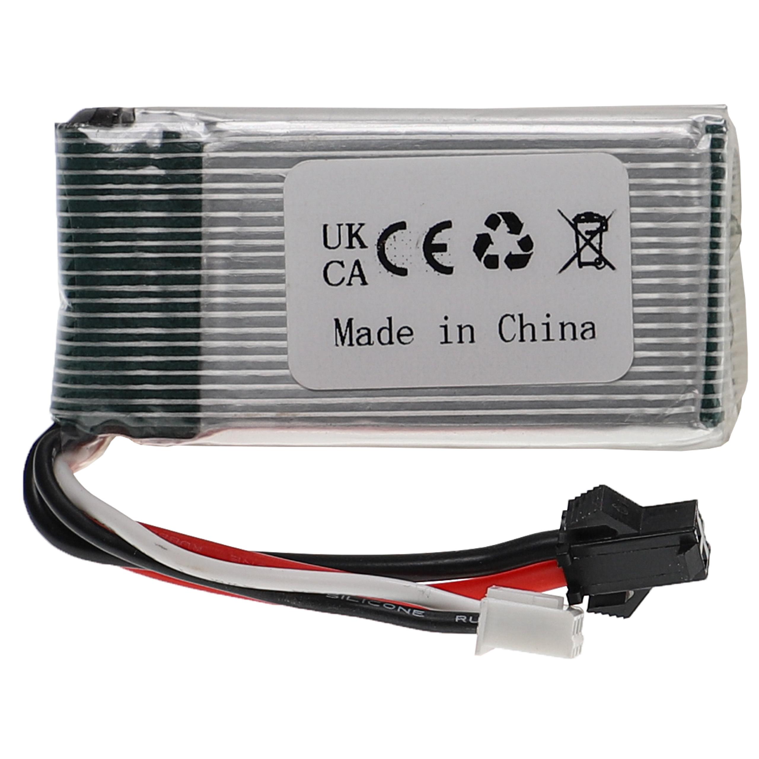 Batterie pour modèle radio-télécommandé - 850mAh 7,4V Li-polymère, SM-2P
