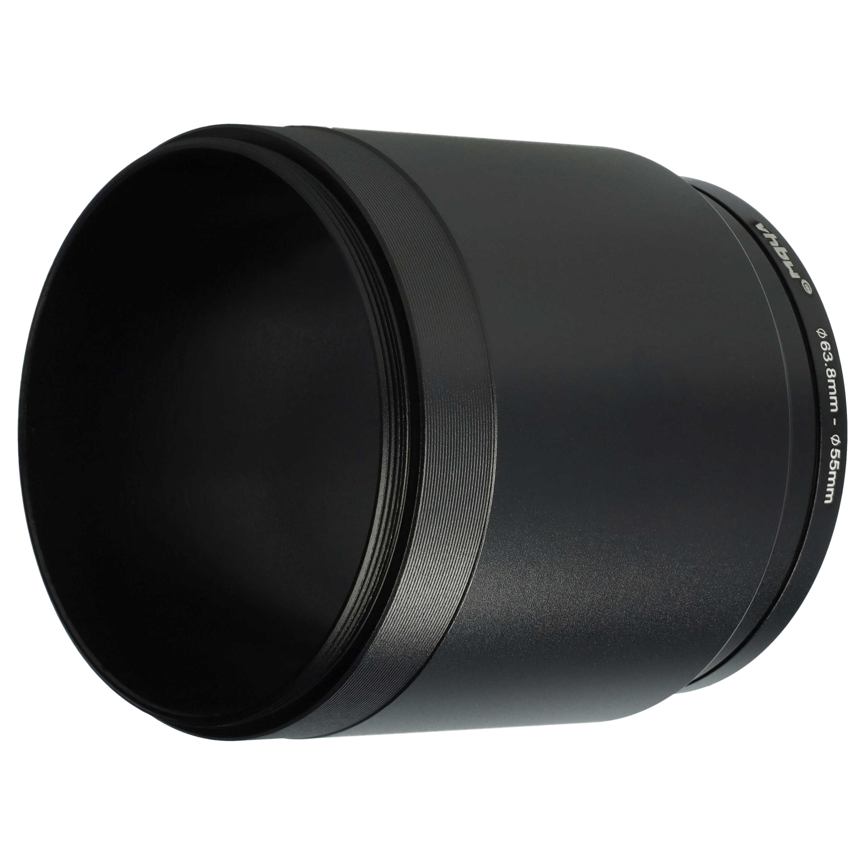 Adaptador de filtro 55 mm compatible con Panasonic Lumix DMC-FZ300 para objetivo cámara