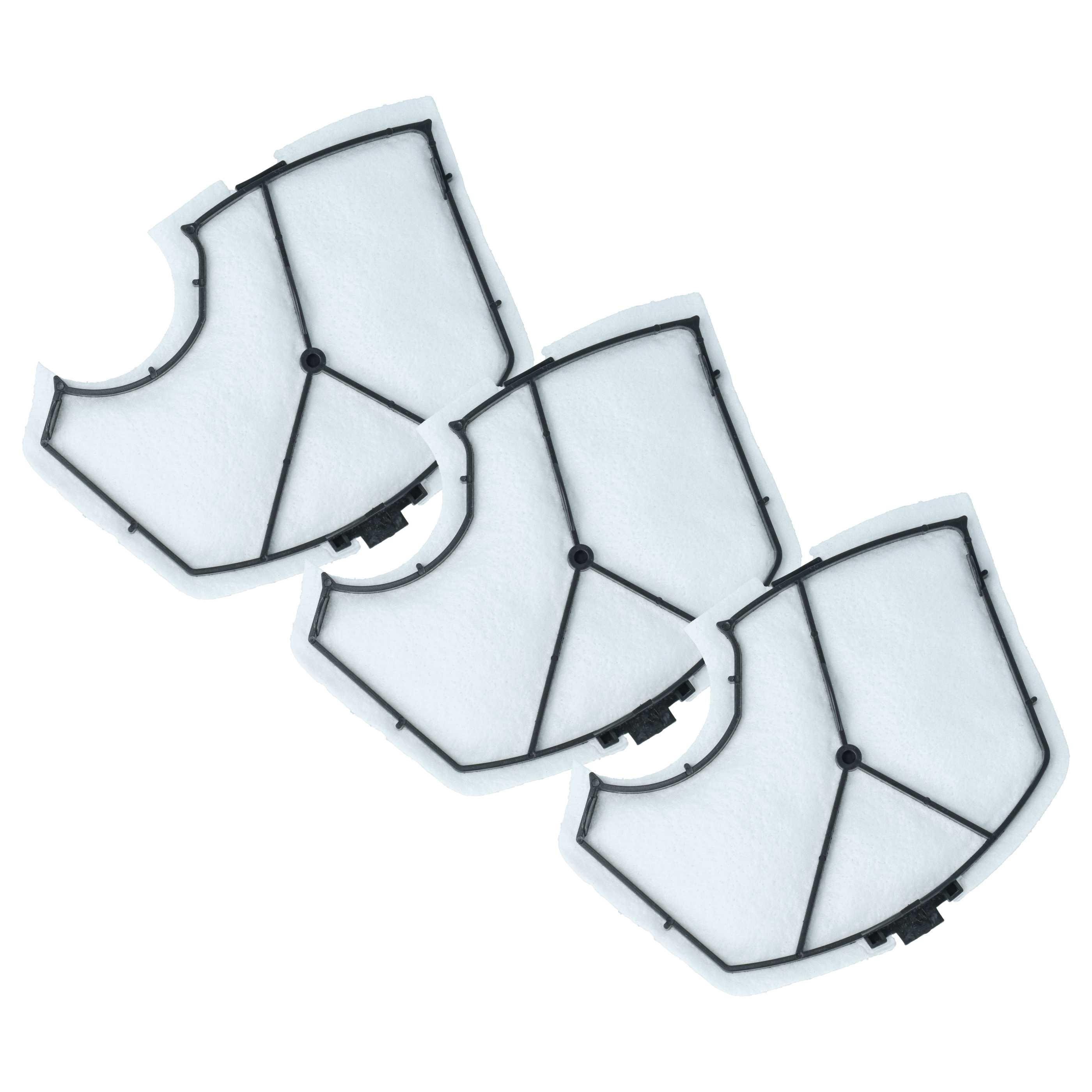 3x Motorschutz-Filter passend für Vorwerk Kobold VK140, VK150, 140, 150 Staubsauger, 10,3 x 14,3 cm