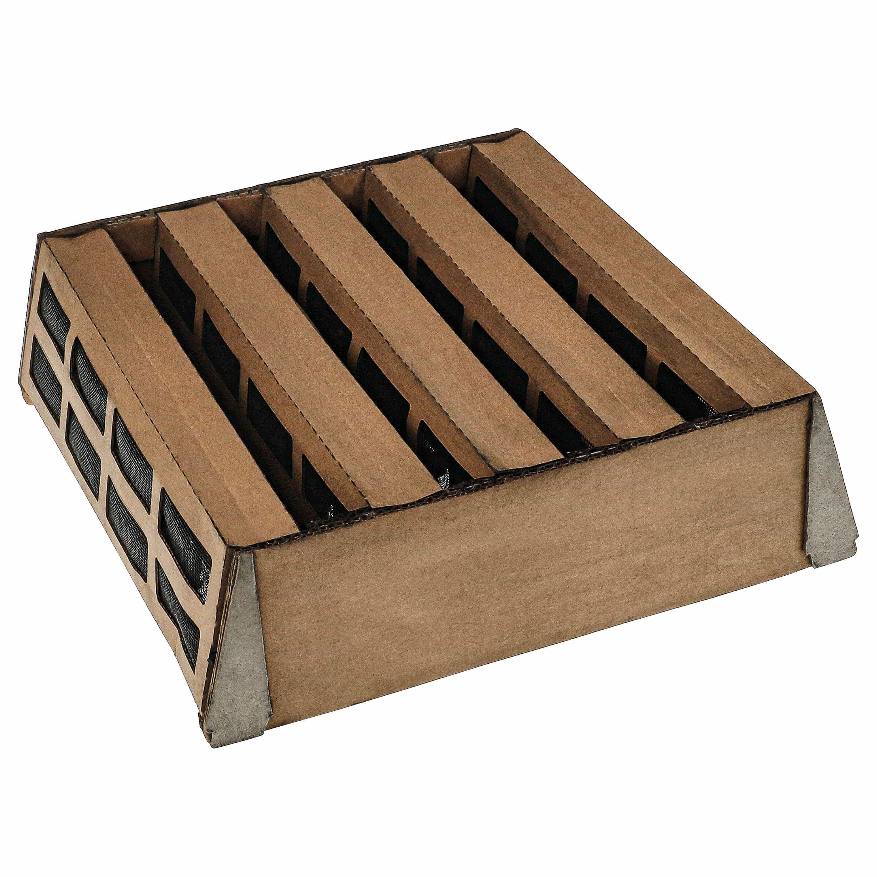 4x Gas and Odour Filter replaces IQAir 102181000, V5-Cell Air Purifier - cardboard / carbon fibres