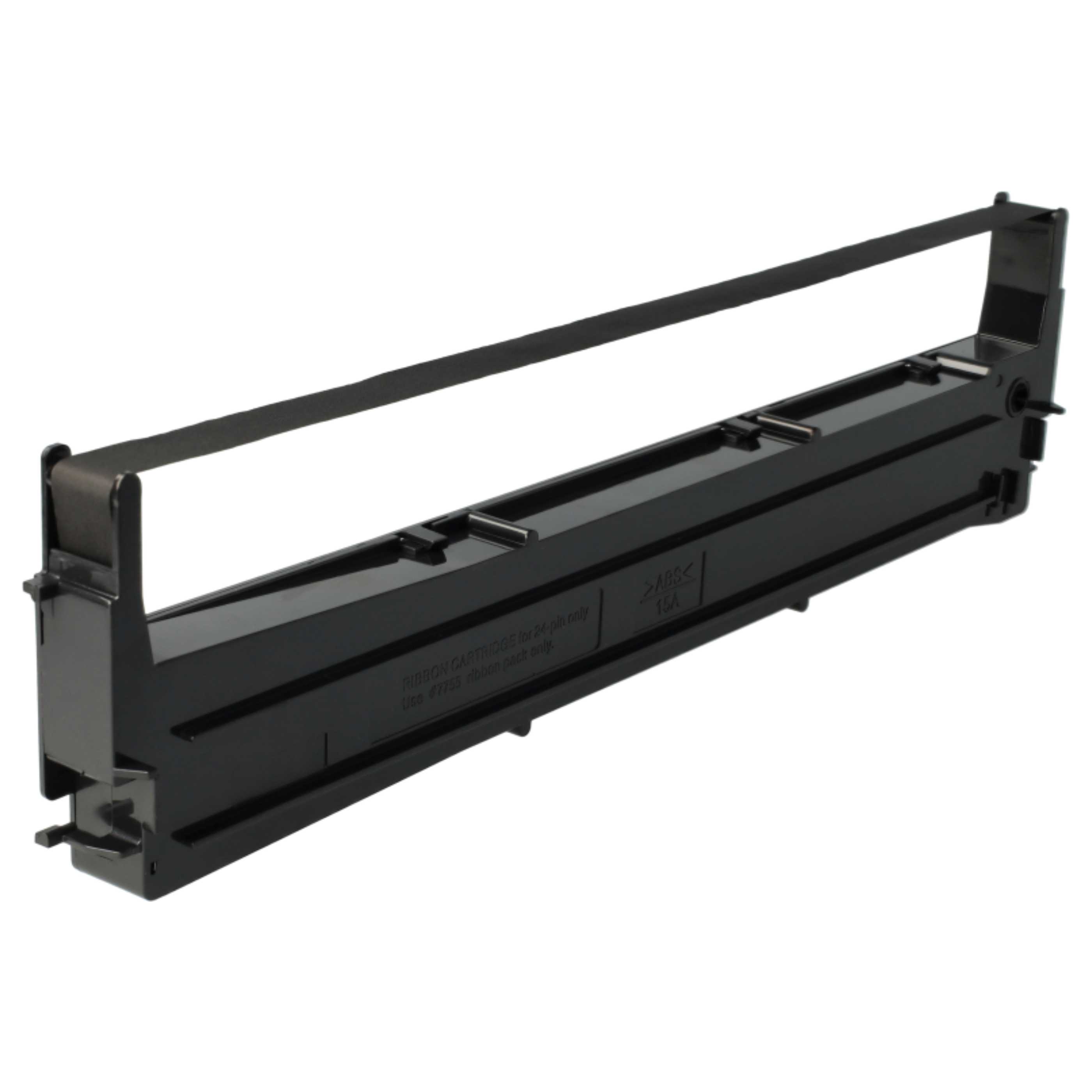 3x Ink Ribbon replaces Epson C13S015021, S015637 for IBM Dot Matrix, Receipt Printer etc. - Black