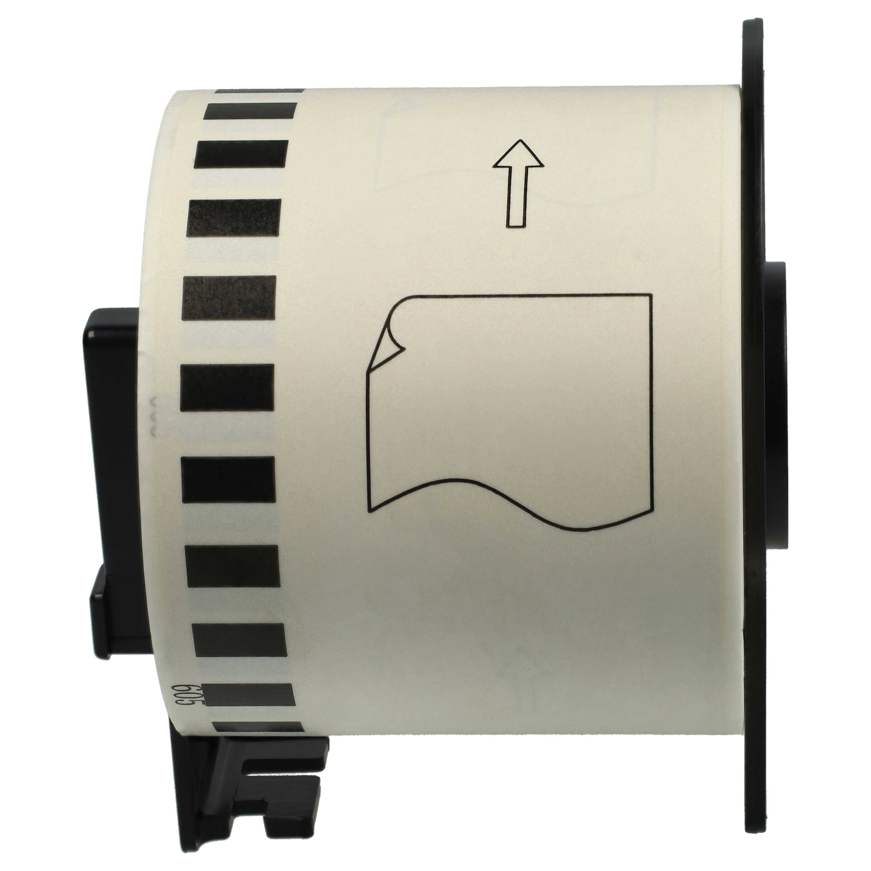 Label Roll replaces Brother DK-44605 Labeller - Self-Adhesive 62 mm x 30.48 m + Holder