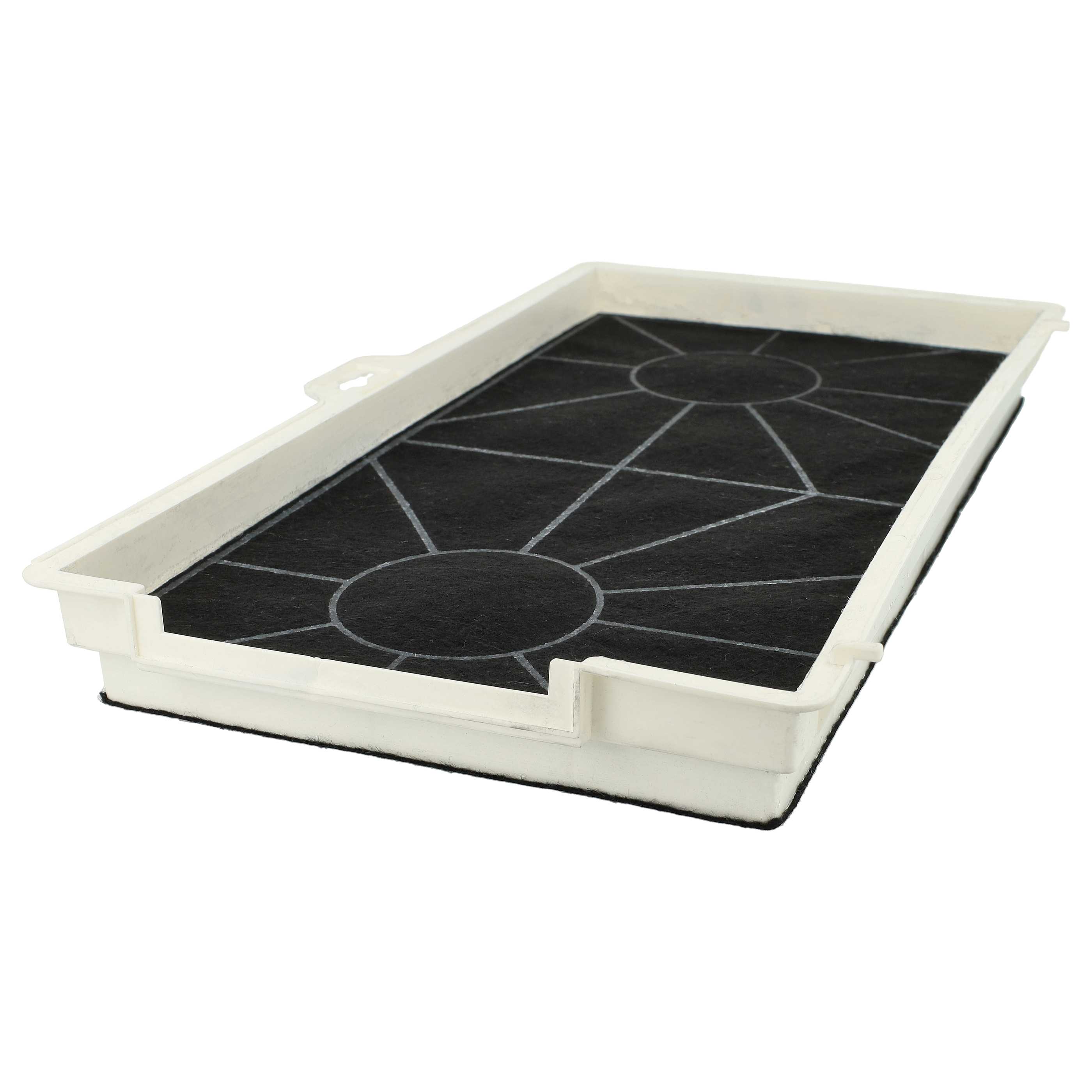 4x Filtres à charbon actif remplace Balay 461422 / 00461422 pour hotte Bosch + bague de fixation