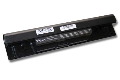 Notebook Battery Replacement for Dell 0FH4HR, 05Y4YV, 0X0WDN, 0NKDWN, 312-1021 - 4400mAh 11.1V Li-Ion, black