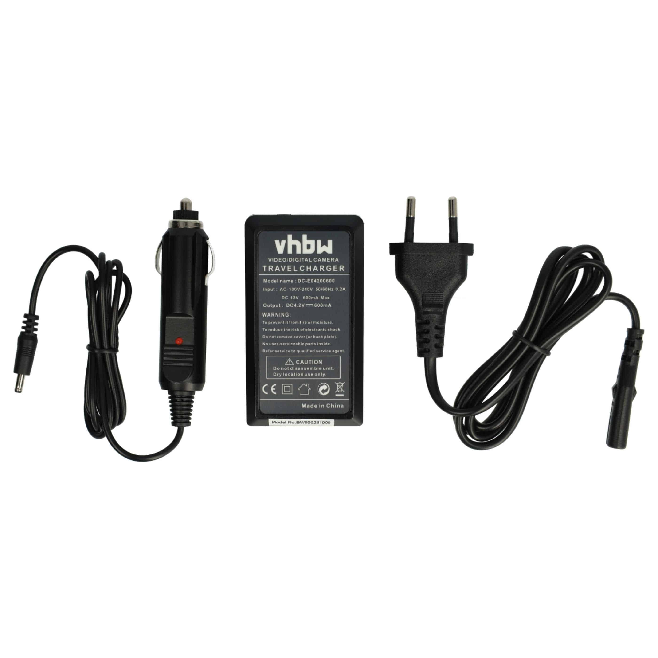 Battery Charger suitable for SDR-S26 Camera etc. - 0.6 A, 4.2 V