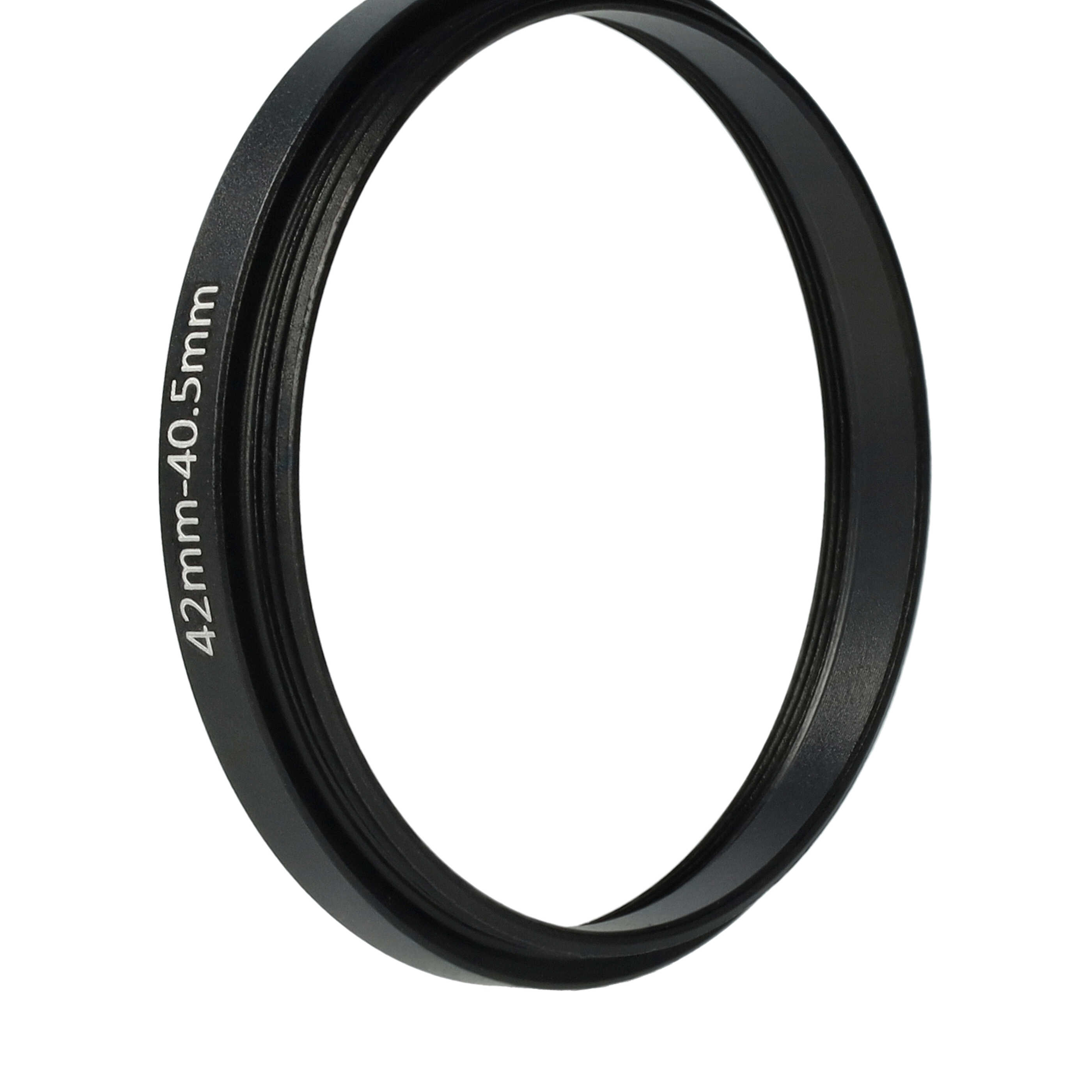 Anillo adaptador Step Down de 42 mm a 40,5 mm para objetivo de la cámara - Adaptador de filtro, metal, negro